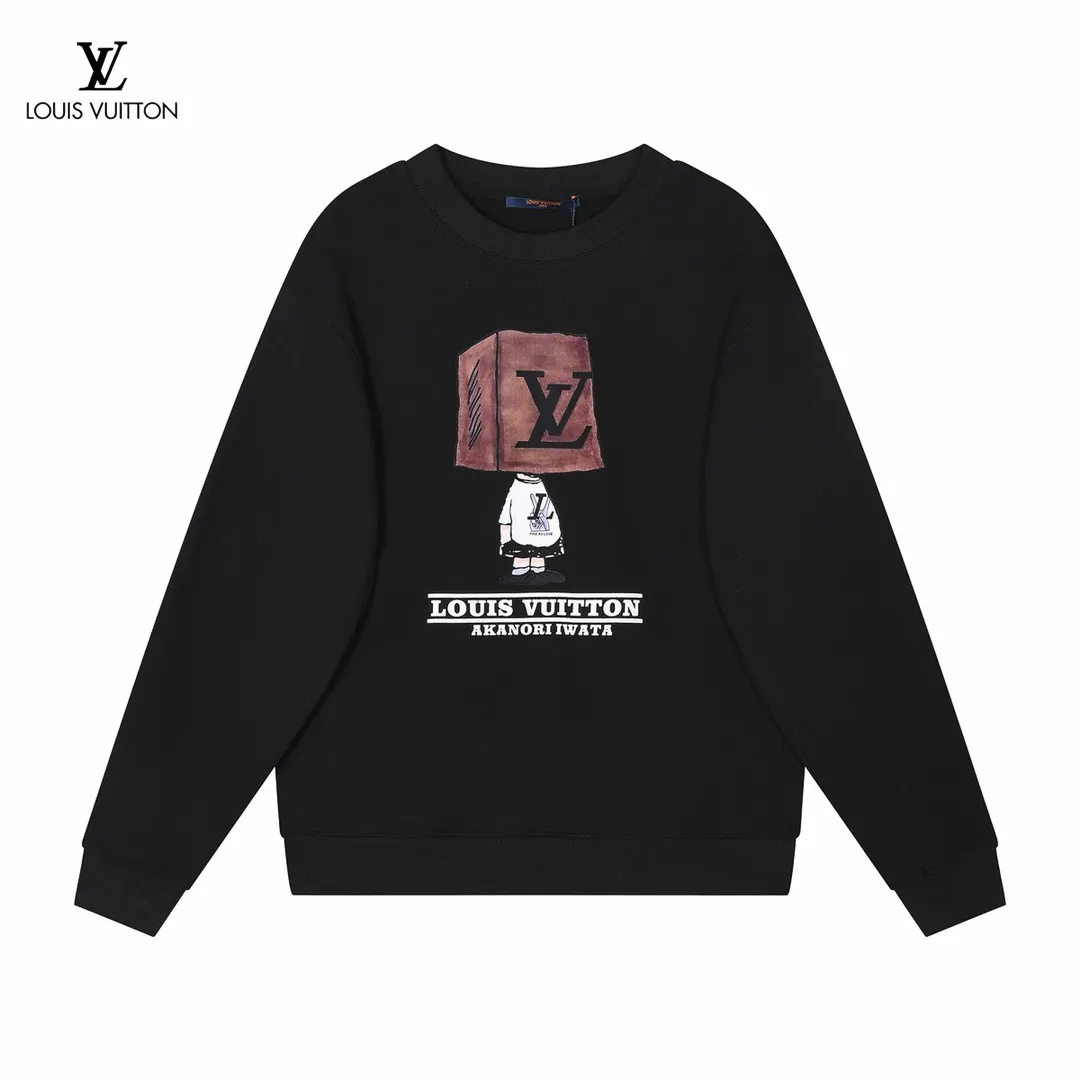 LV 【LOUIS VUITTON  公式旗艦店】ルイヴィトン 丸首の衛衣 スウェット ご好評に付き再入荷  240902