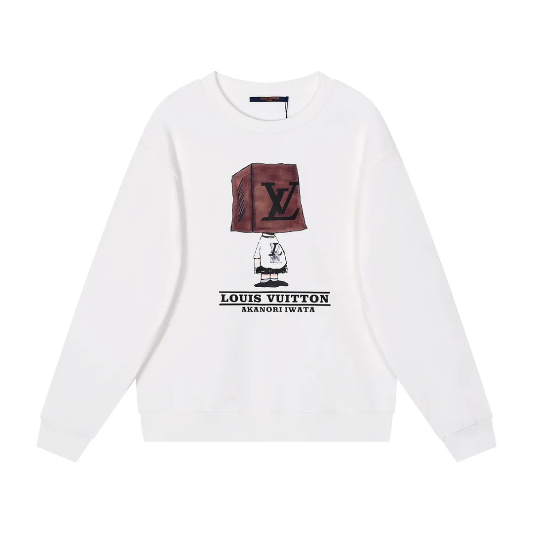 LV 【LOUIS VUITTON  公式旗艦店】ルイヴィトン 丸首の衛衣 スウェット ご好評に付き再入荷  240902