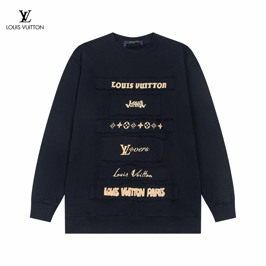 LV 【LOUIS VUITTON  公式旗艦店】ルイヴィトン 丸首の衛衣 スウェット ご好評に付き再入荷  240902