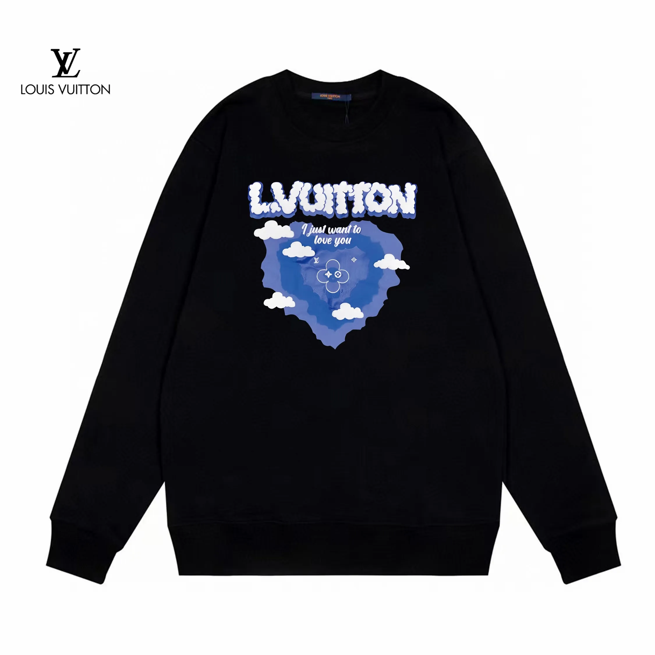 【LOUIS VUITTON 公式旗艦店】ルイヴィトン 丸首の衛衣 スウェットご好評に付き再入荷 240817