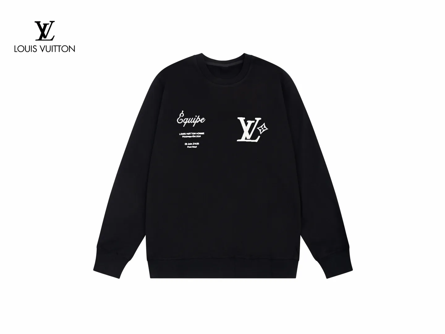 【LOUIS VUITTON 公式旗艦店】ルイヴィトン 丸首の衛衣 スウェットご好評に付き再入荷 240817