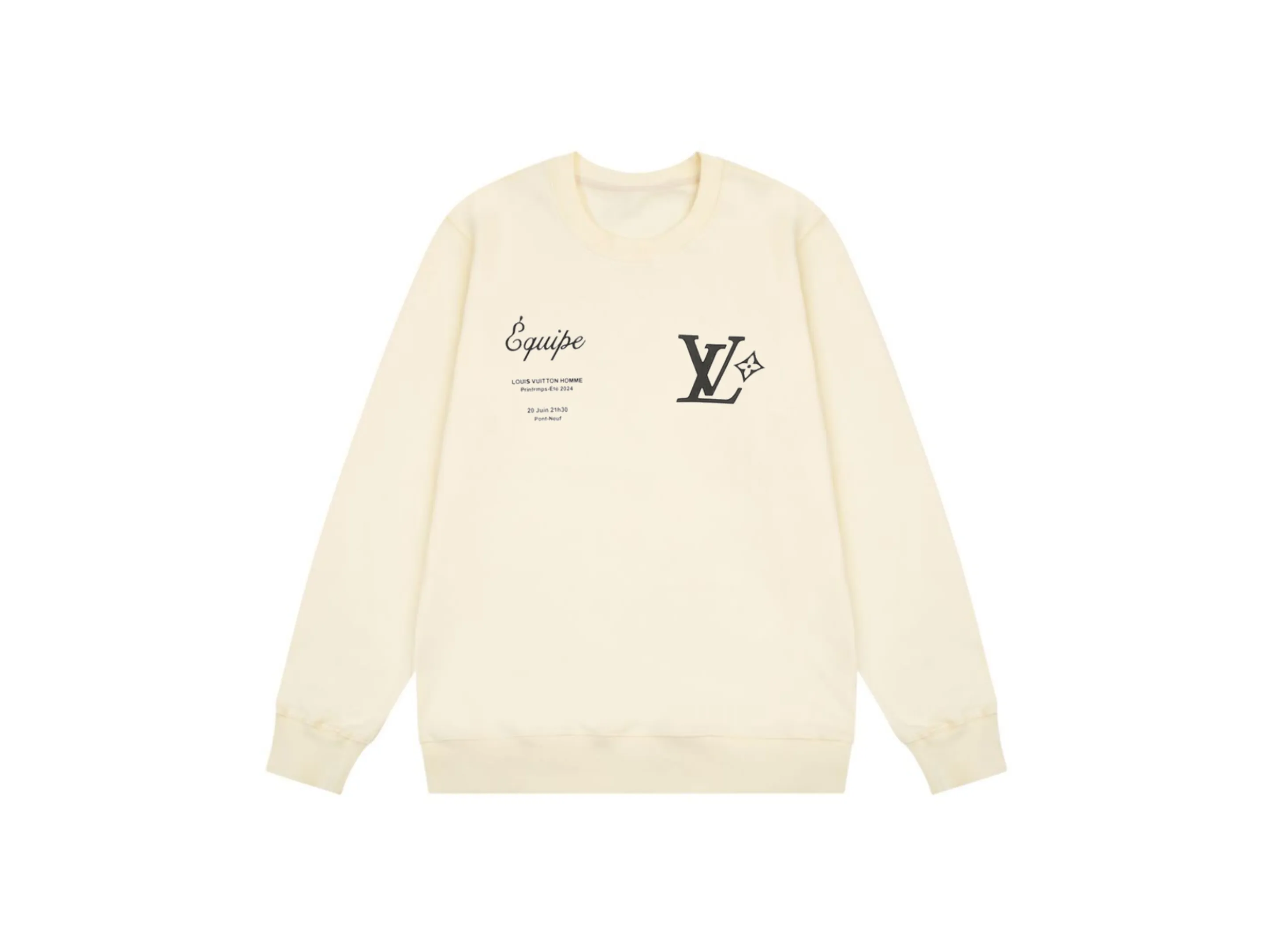 【LOUIS VUITTON 公式旗艦店】ルイヴィトン 丸首の衛衣 スウェットご好評に付き再入荷 240817