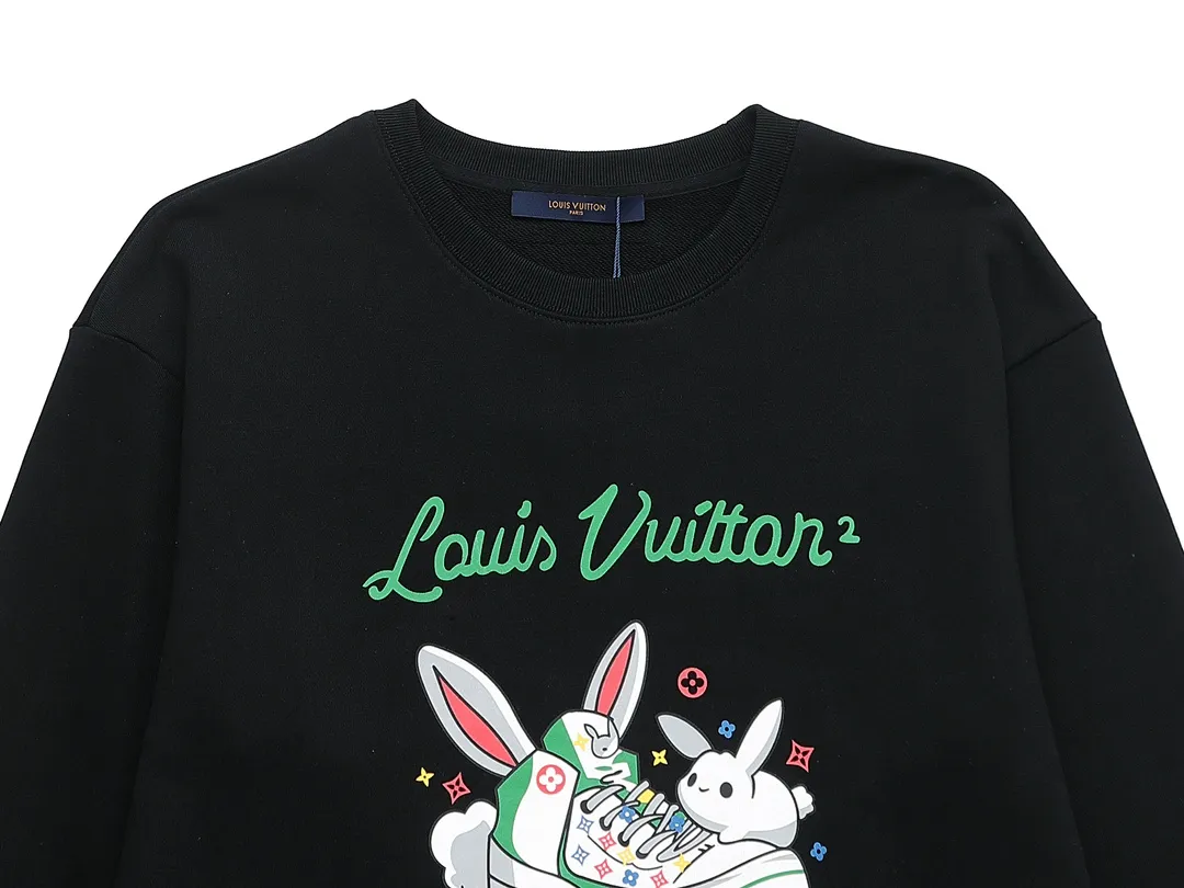 【LOUIS VUITTON  公式旗艦店】ルイヴィトン 丸首の衛衣 スウェット ご好評に付き再入荷 240808