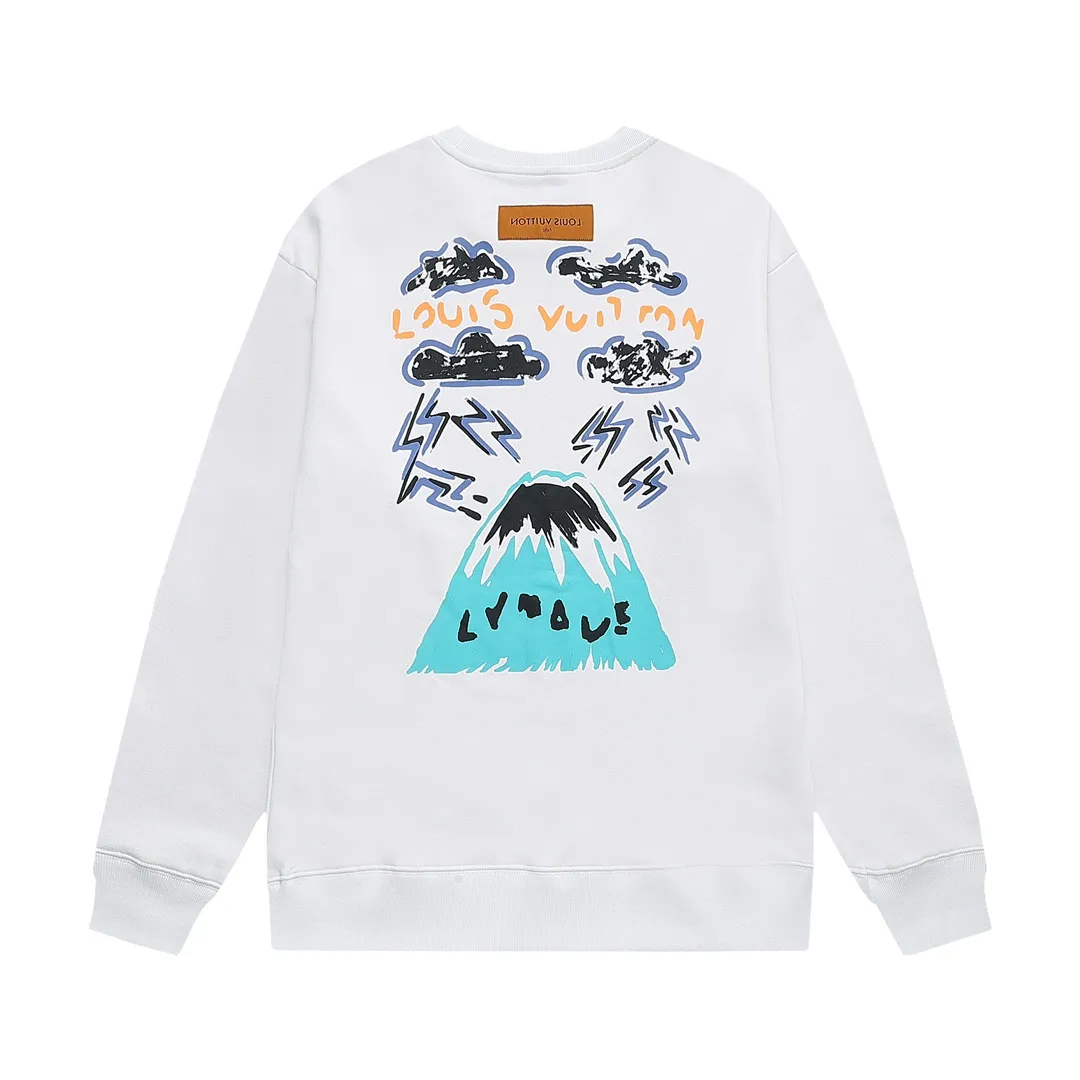 【LOUIS VUITTON  公式旗艦店】ルイヴィトン 丸首の衛衣 スウェット ご好評に付き再入荷 240808