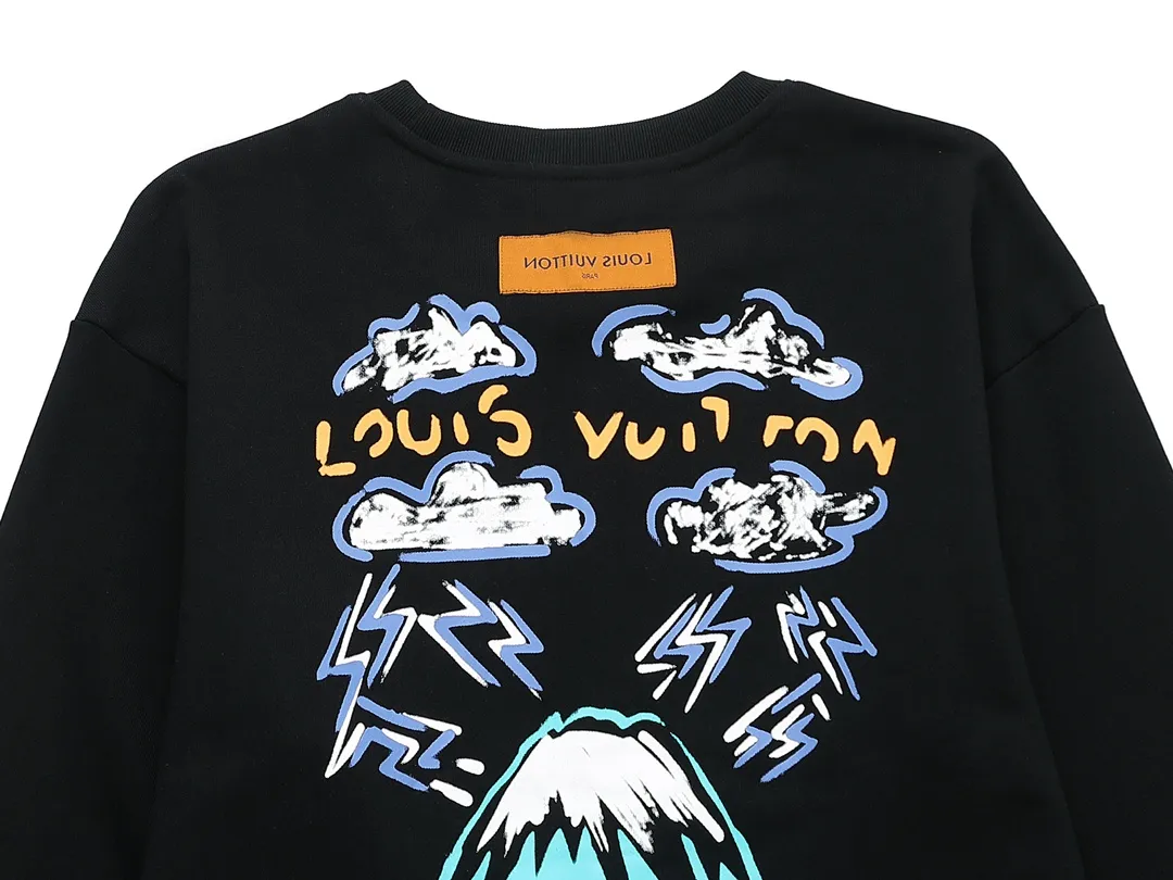 【LOUIS VUITTON  公式旗艦店】ルイヴィトン 丸首の衛衣 スウェット ご好評に付き再入荷 240808