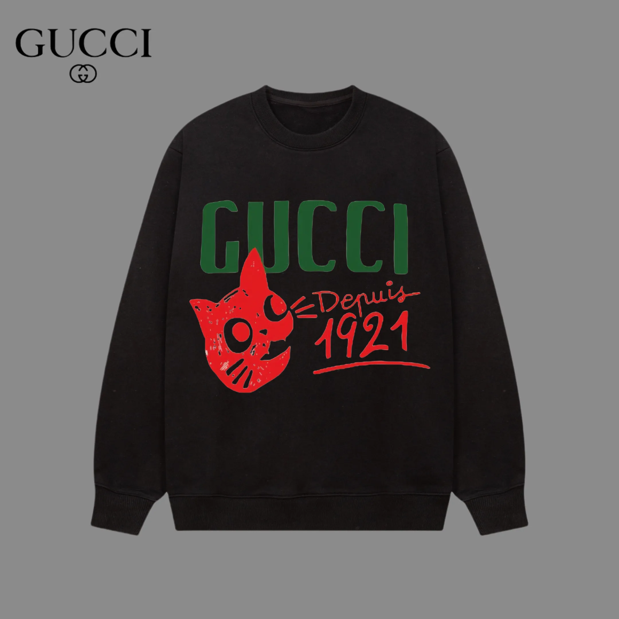 【GUCCI  公式旗艦店】グッチ 丸首の衛衣 スウェットご好評に付き再入荷！250110