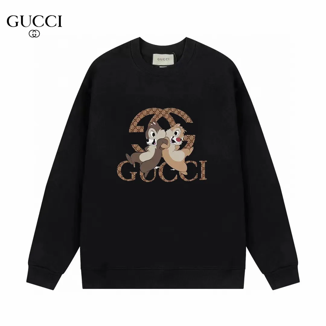 【GUCCI  公式旗艦店】グッチ  丸首の衛衣  スウェット ご好評に付き再入荷！241120