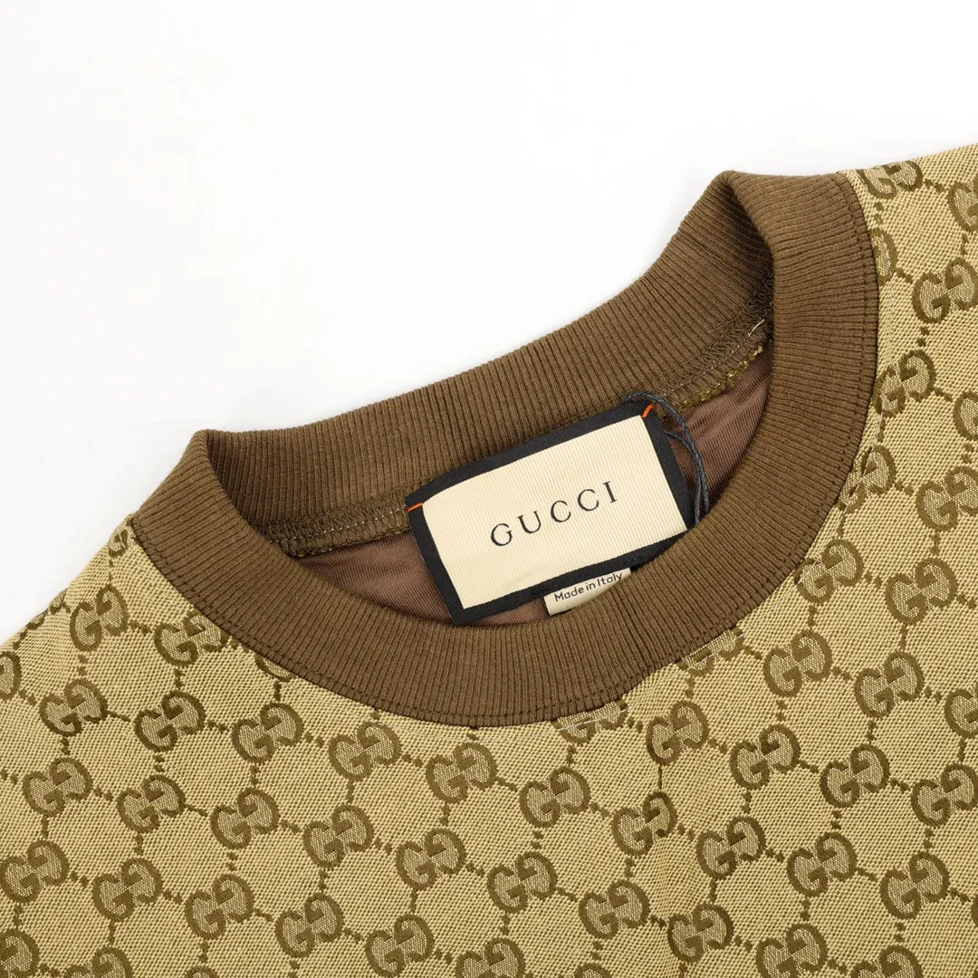 【GUCCI  公式旗艦店】グッチ 丸首の衛衣 スウェットご好評に付き再入荷 241113