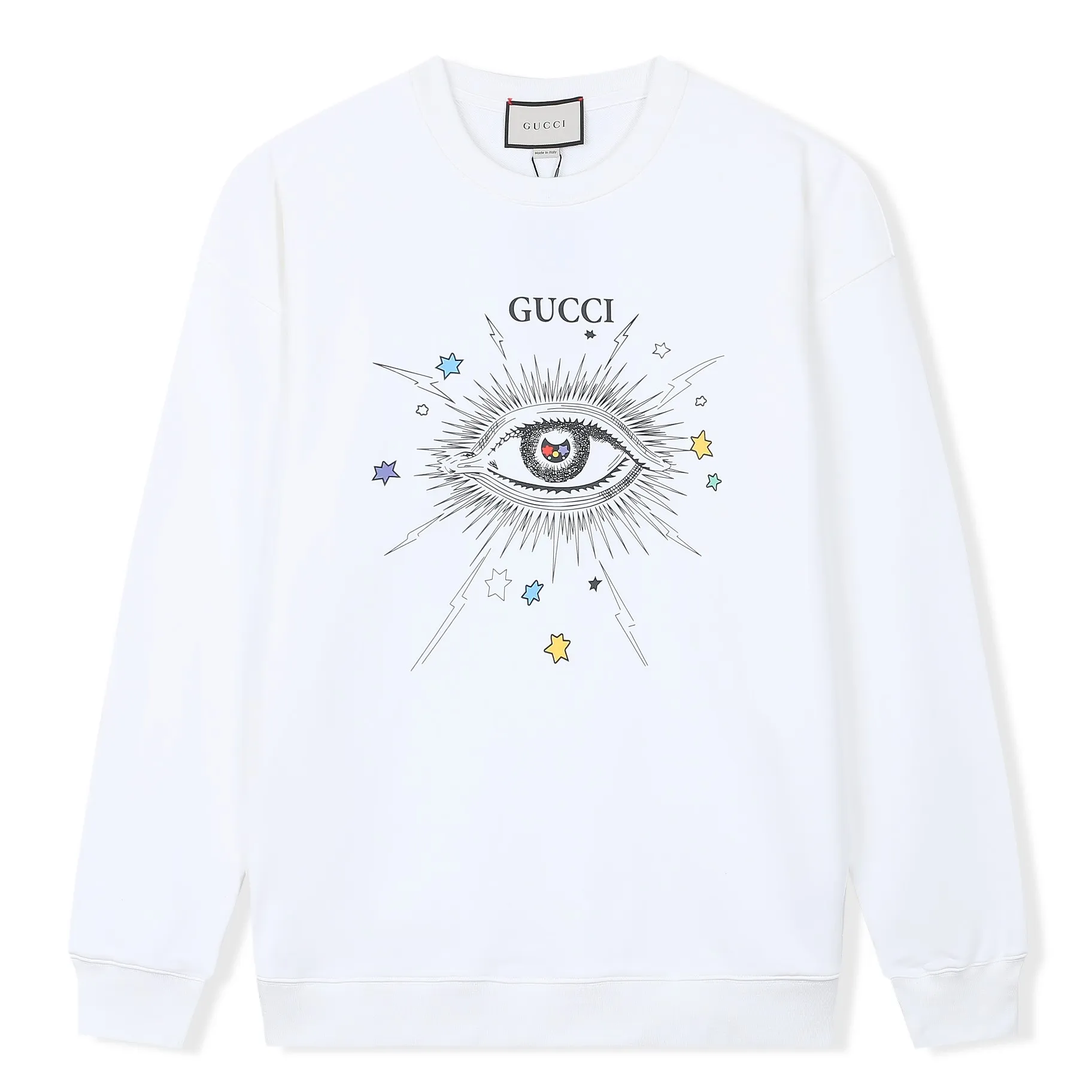 【GUCCI  公式旗艦店】グッチ 丸首の衛衣 スウェットご好評に付き再入荷 240902