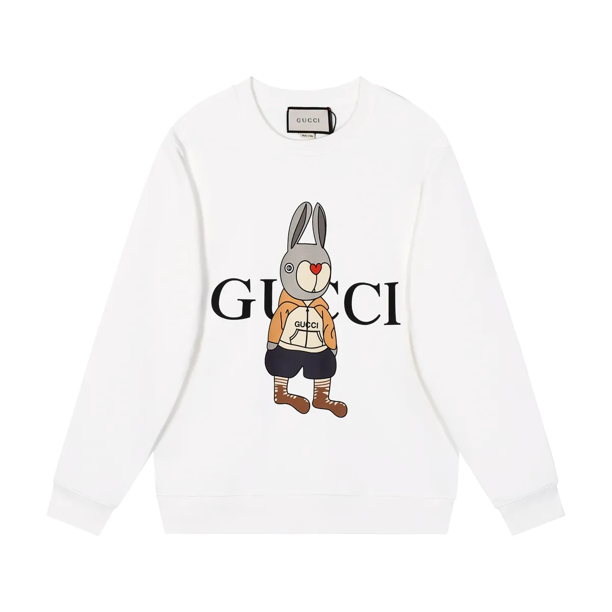 【GUCCI  公式旗艦店】グッチ 丸首の衛衣 スウェットご好評に付き再入荷 240902