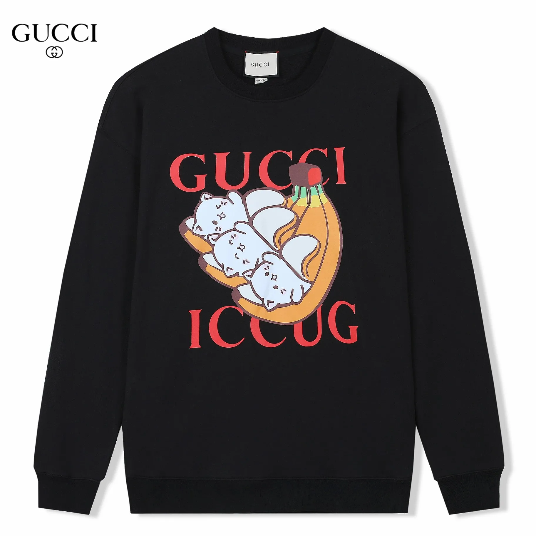 【GUCCI  公式旗艦店】グッチ 丸首の衛衣 スウェットご好評に付き再入荷 240902