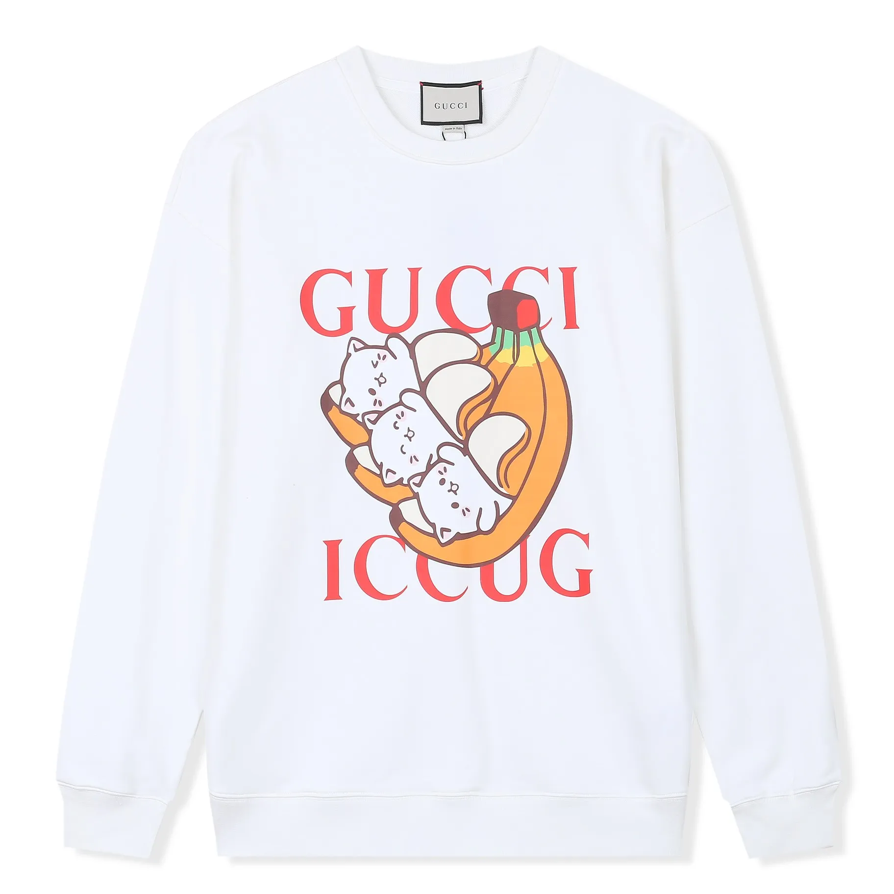 【GUCCI  公式旗艦店】グッチ 丸首の衛衣 スウェットご好評に付き再入荷 240902