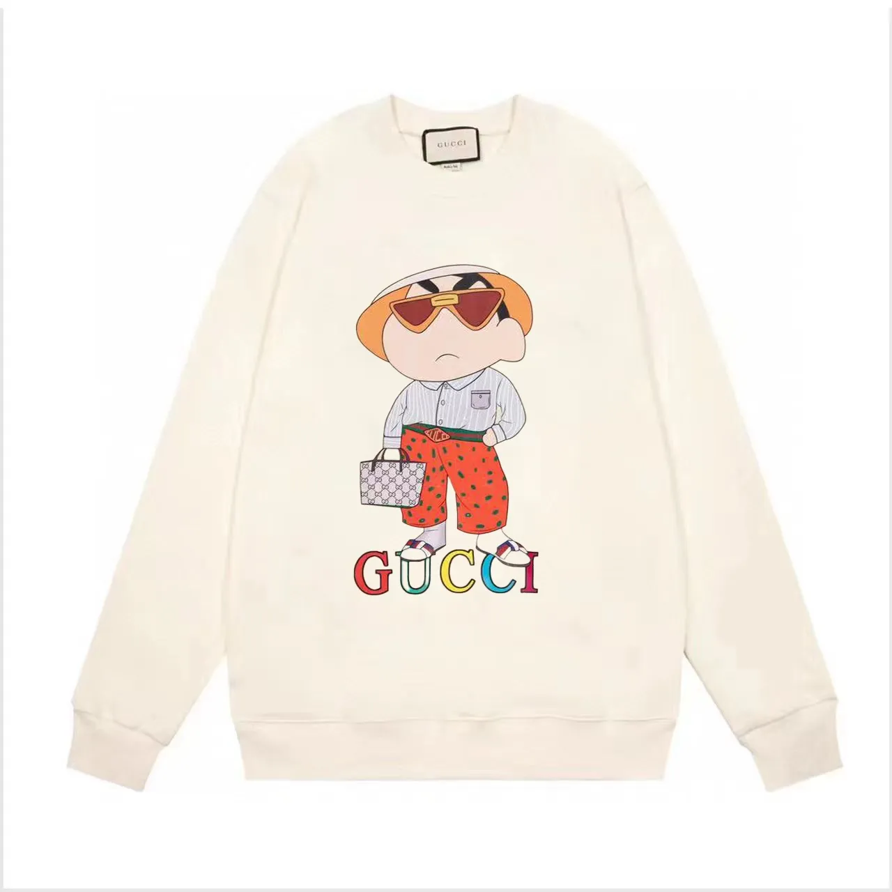 【GUCCI  公式旗艦店】グッチ 丸首の衛衣 スウェットご好評に付き再入荷 240828
