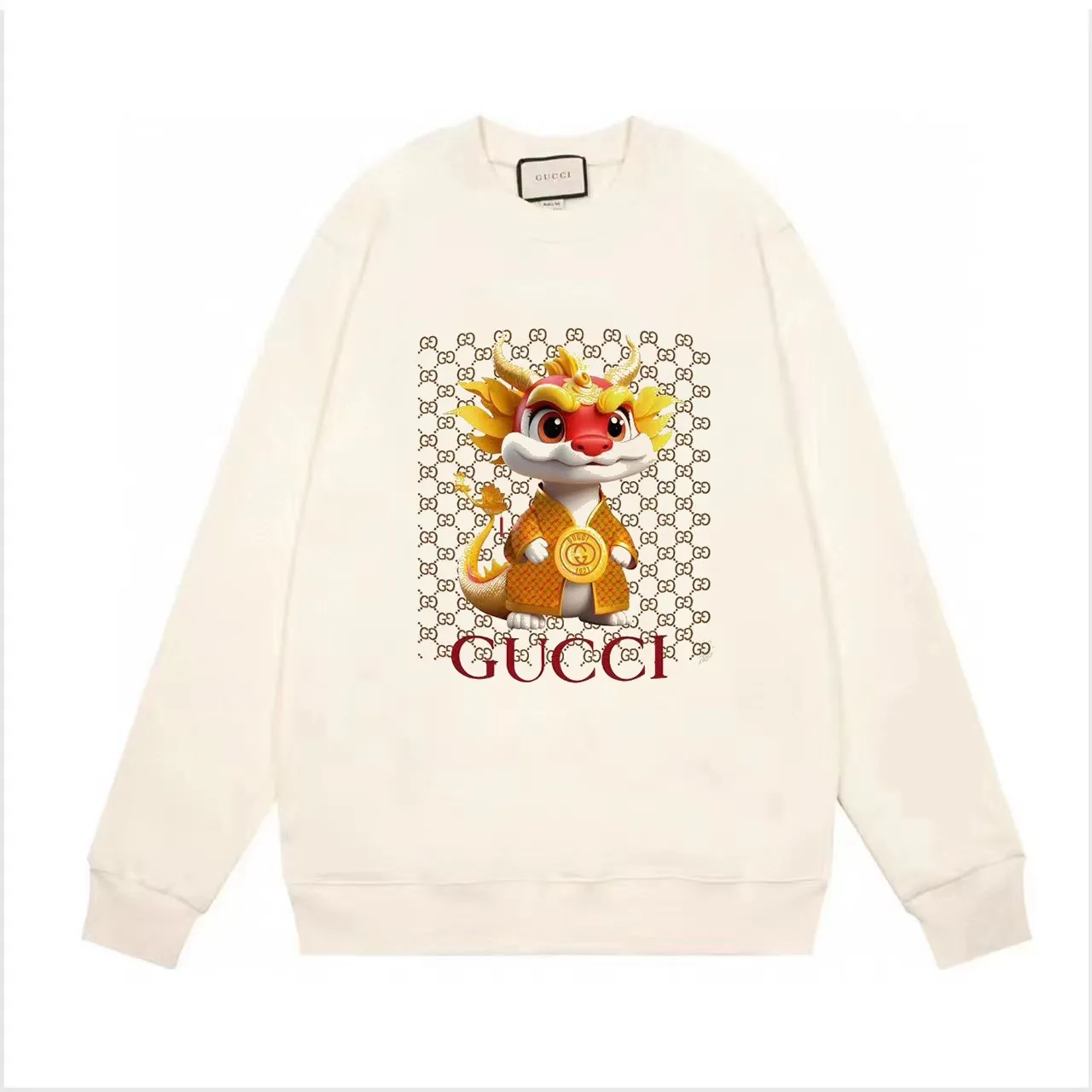 【GUCCI  公式旗艦店】グッチ 丸首の衛衣 スウェットご好評に付き再入荷 240828