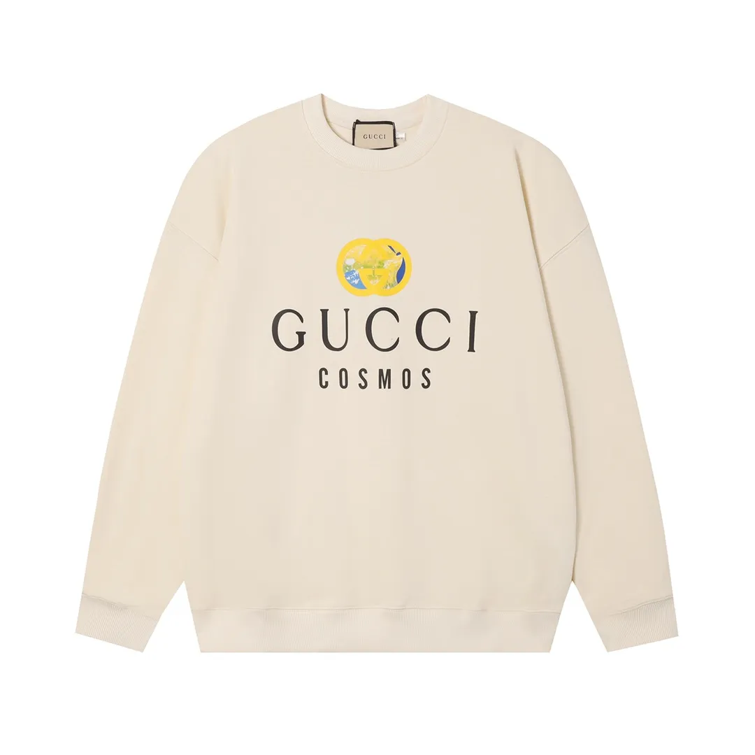 【GUCCI  公式旗艦店】グッチ  丸首の衛衣 スウェットご好評に付き再入荷 240816