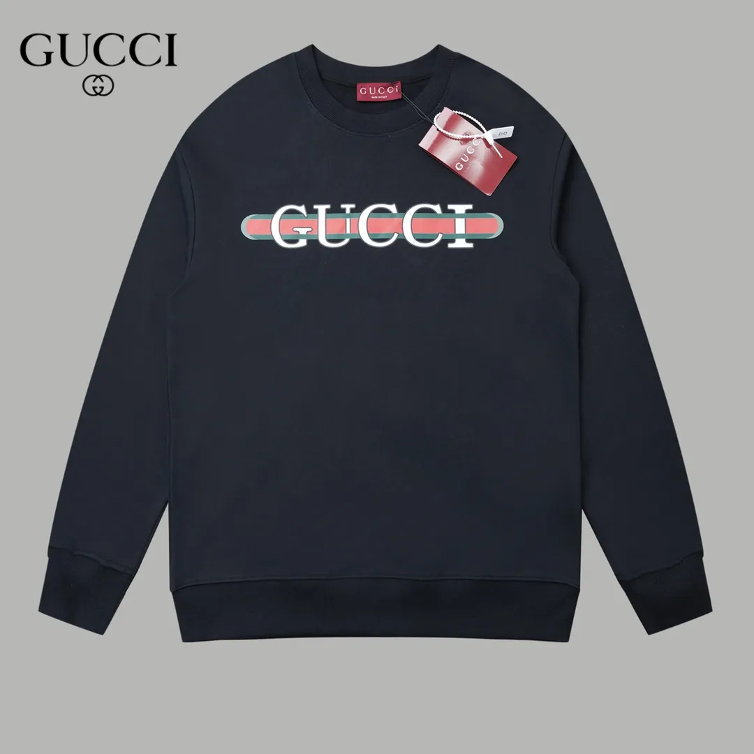 【GUCCI  公式旗艦店】グッチ  丸首の衛衣 スウェットご好評に付き再入荷 240816