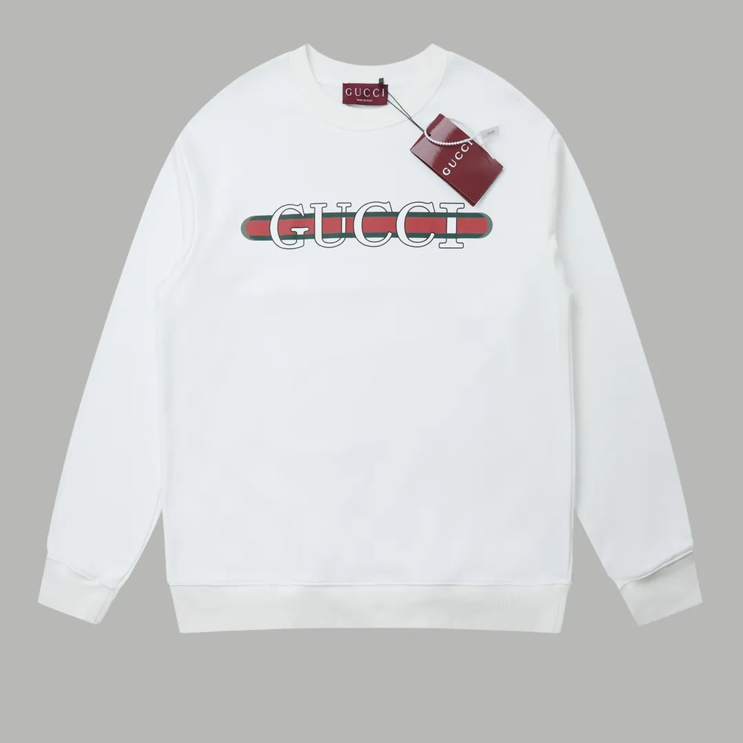 【GUCCI  公式旗艦店】グッチ  丸首の衛衣 スウェットご好評に付き再入荷 240816