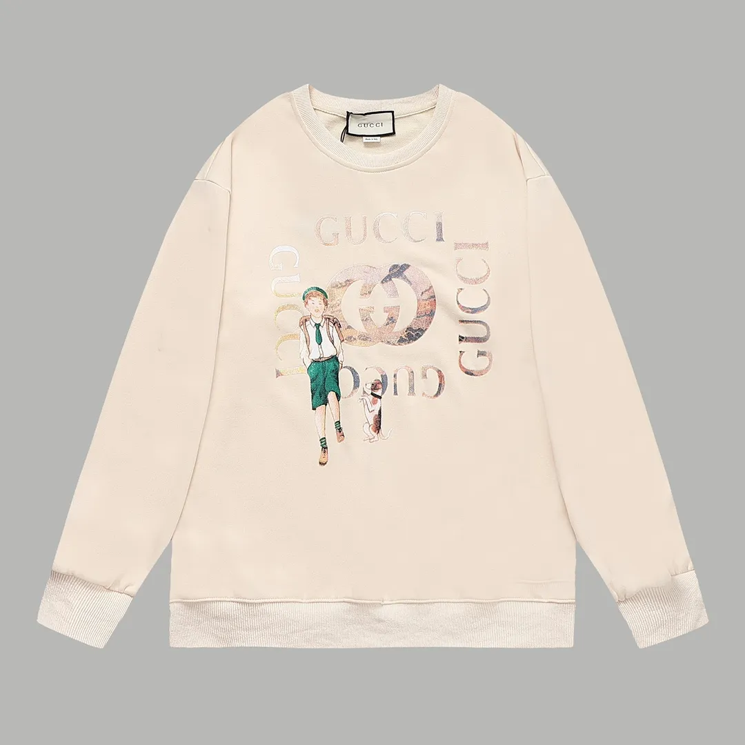 【GUCCI  公式旗艦店】グッチ 丸首の衛衣 スウェットご好評に付き再入荷 240811