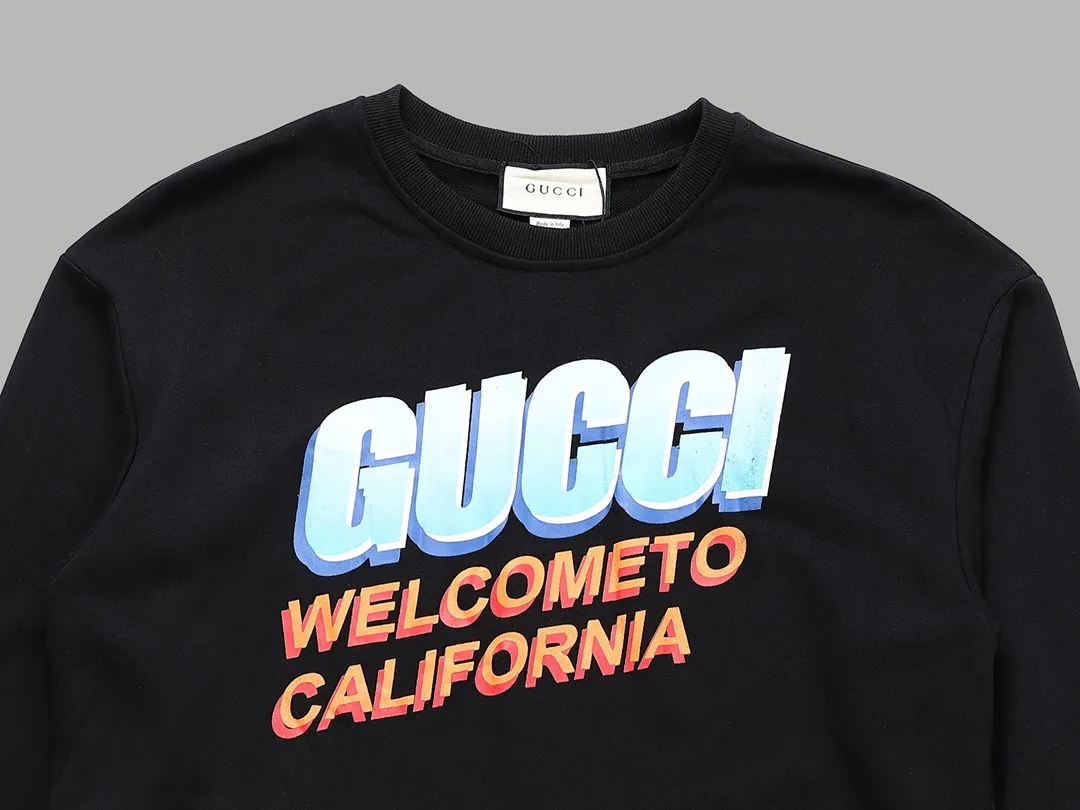 【GUCCI  公式旗艦店】グッチ 丸首の衛衣 スウェットご好評に付き再入荷 240811