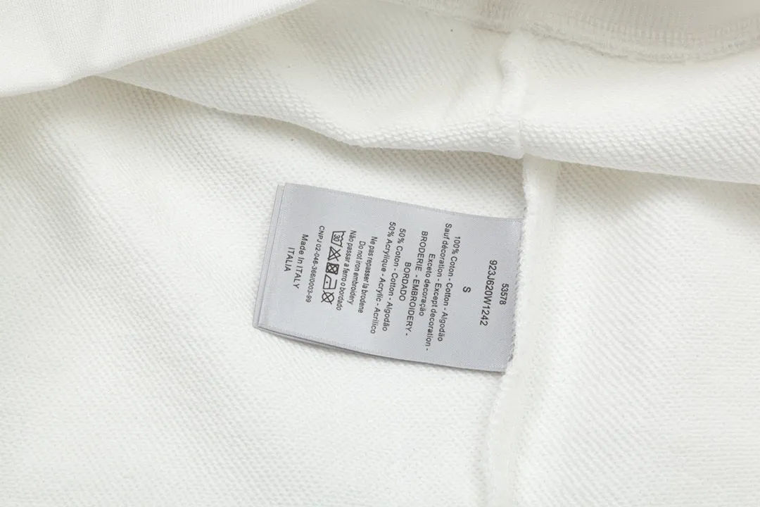 【DIOR  公式旗艦店】ディオール  丸首の衛衣 スウェット ご好評に付き再入荷！241121