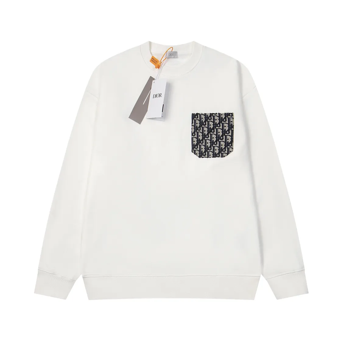 【DIOR  公式旗艦店】ディオール  丸首の衛衣  スウェット ご好評に付き再入荷！241121