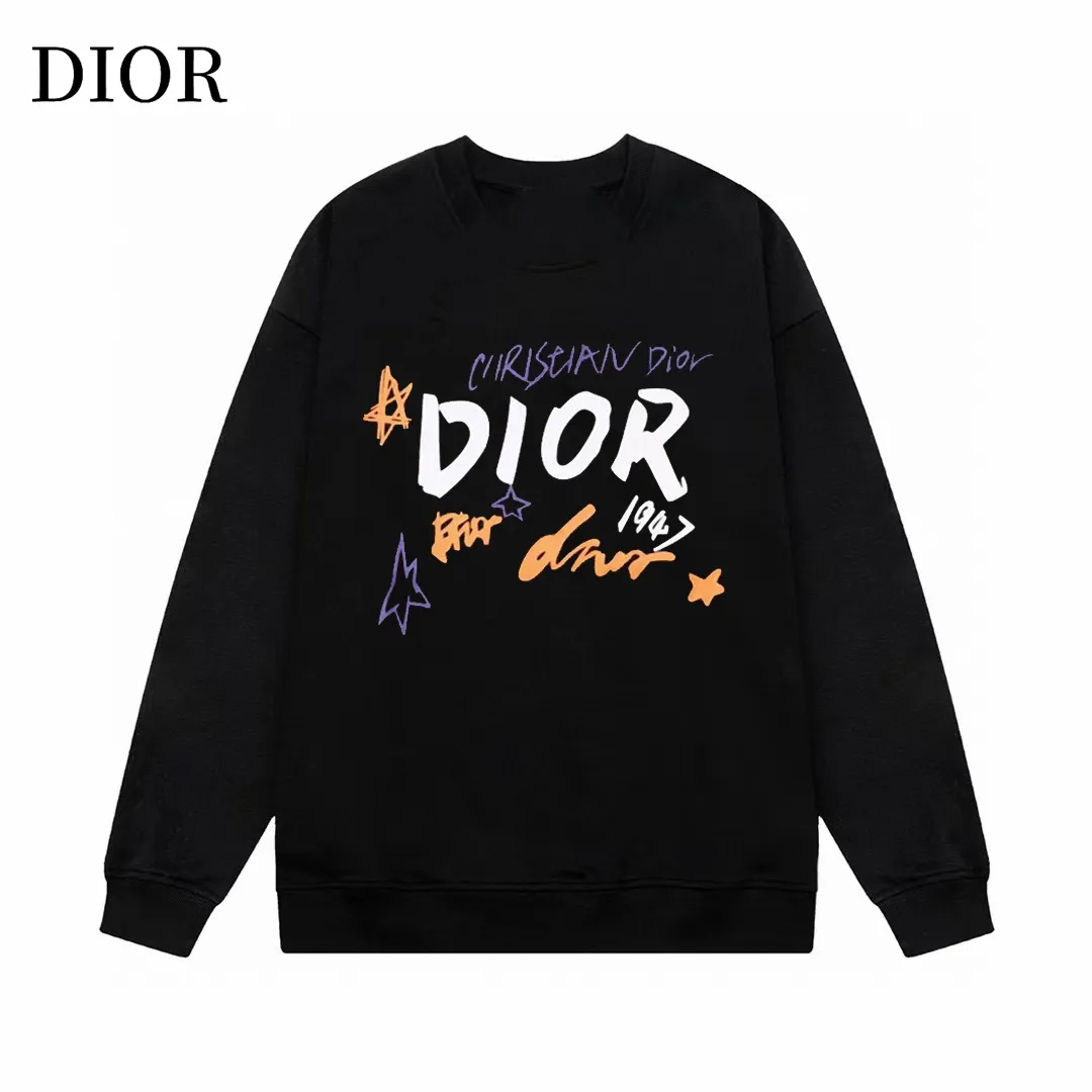 【DIOR 公式旗艦店】ディオール  丸首の衛衣 スウェットご好評に付き再入荷 241025