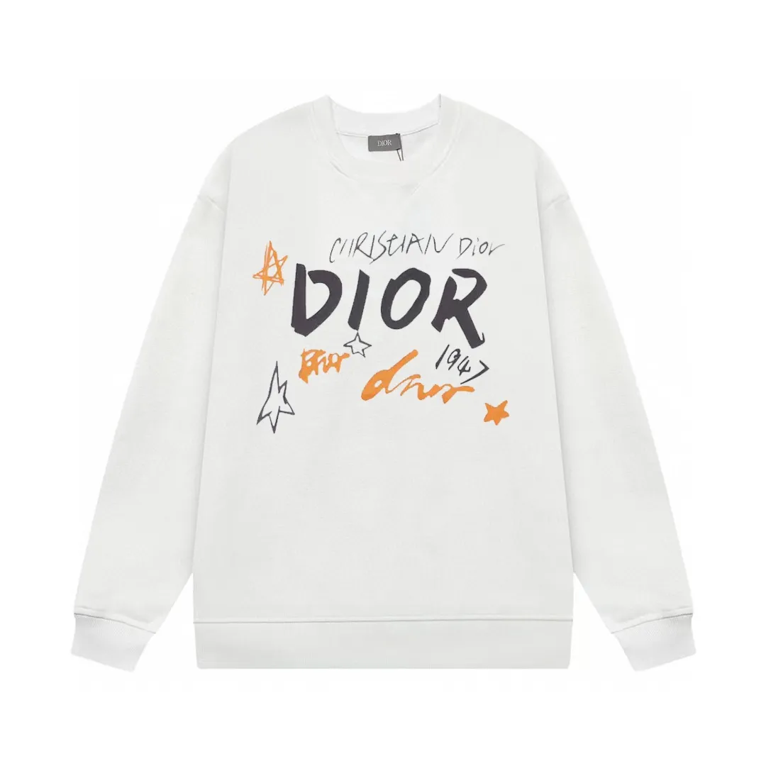 【DIOR 公式旗艦店】ディオール  丸首の衛衣 スウェットご好評に付き再入荷 241025