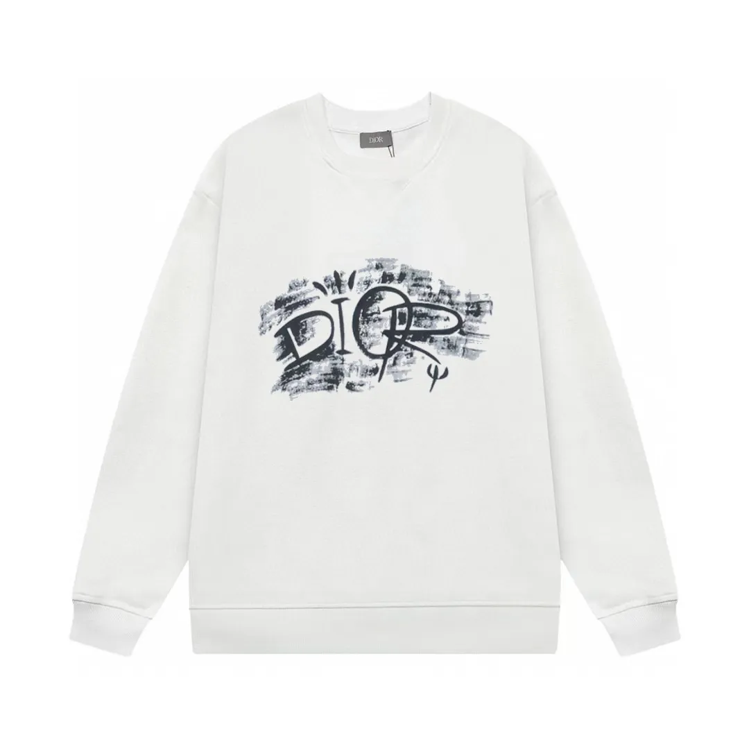 【DIOR 公式旗艦店】ディオール  丸首の衛衣 スウェットご好評に付き再入荷 241025