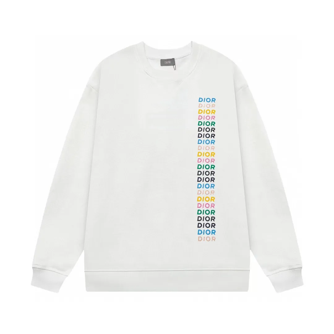 【DIOR 公式旗艦店】ディオール  丸首の衛衣 スウェットご好評に付き再入荷 241025