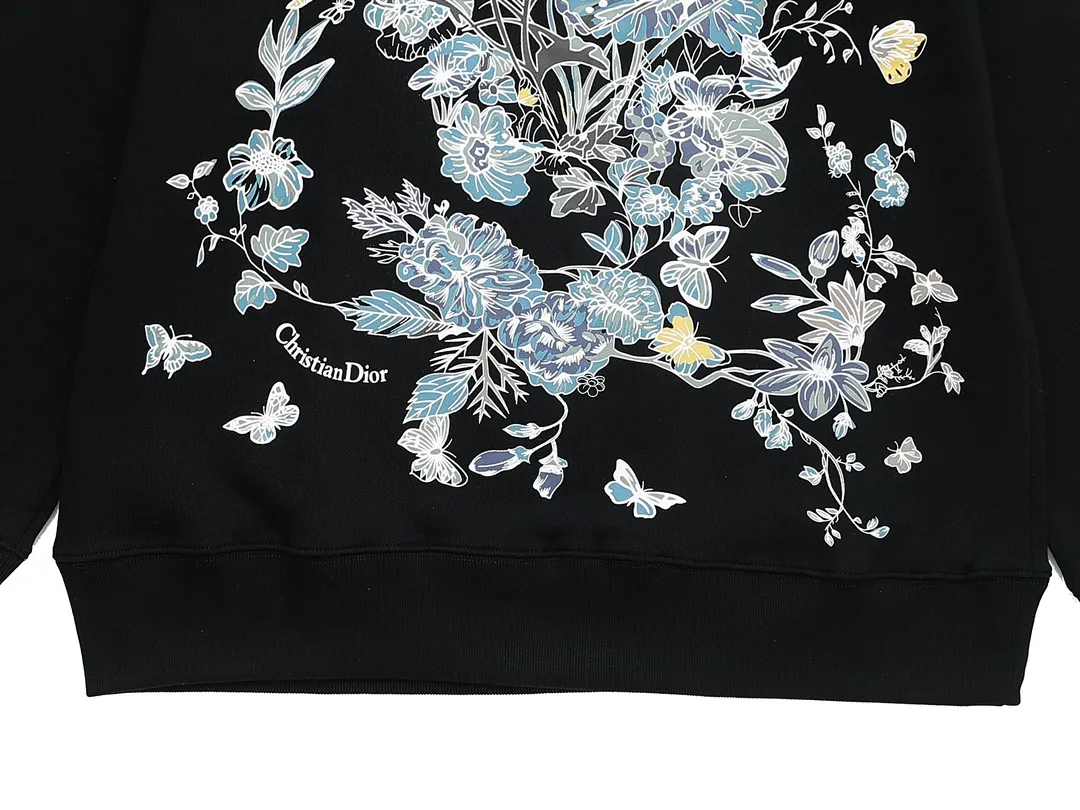 【DIOR  公式旗艦店】ディオール  丸首の衛衣 ご好評に付き再入荷 240809