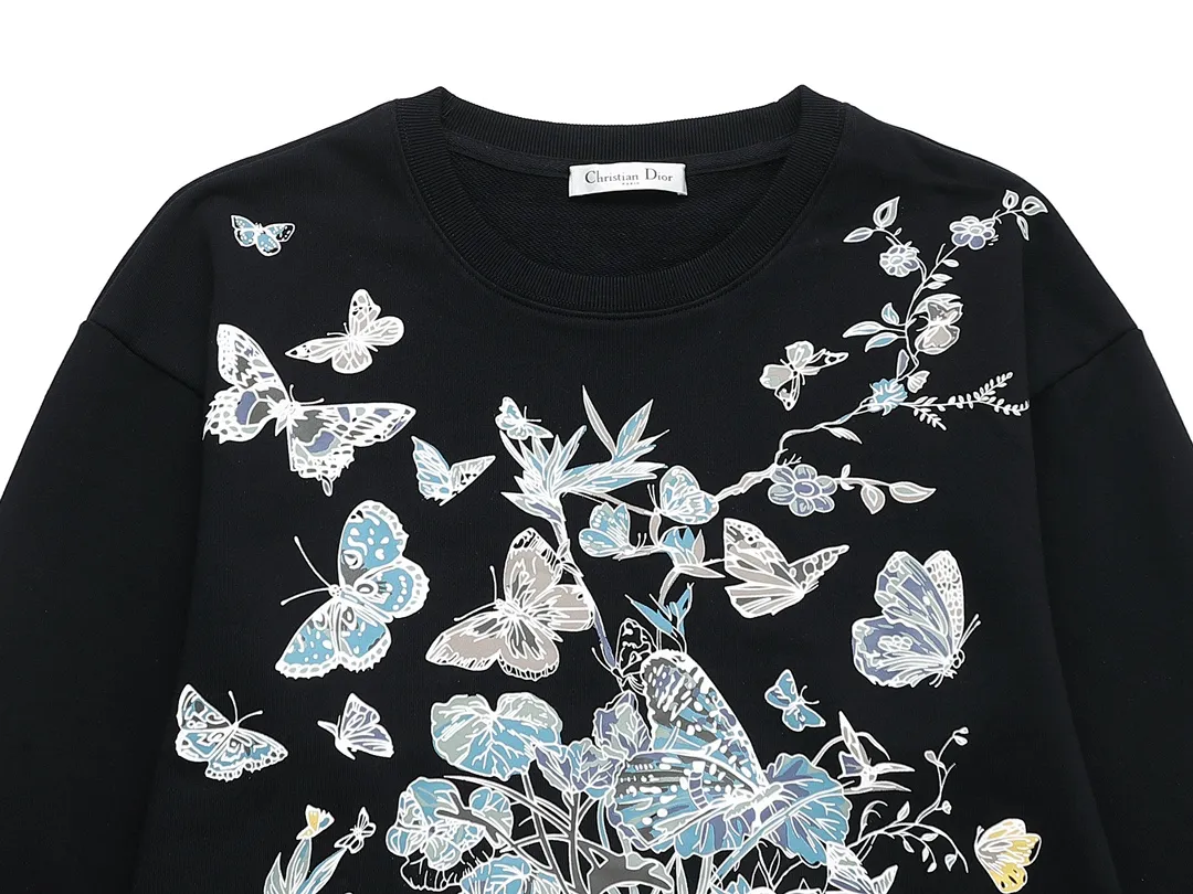 【DIOR  公式旗艦店】ディオール  丸首の衛衣 ご好評に付き再入荷 240809