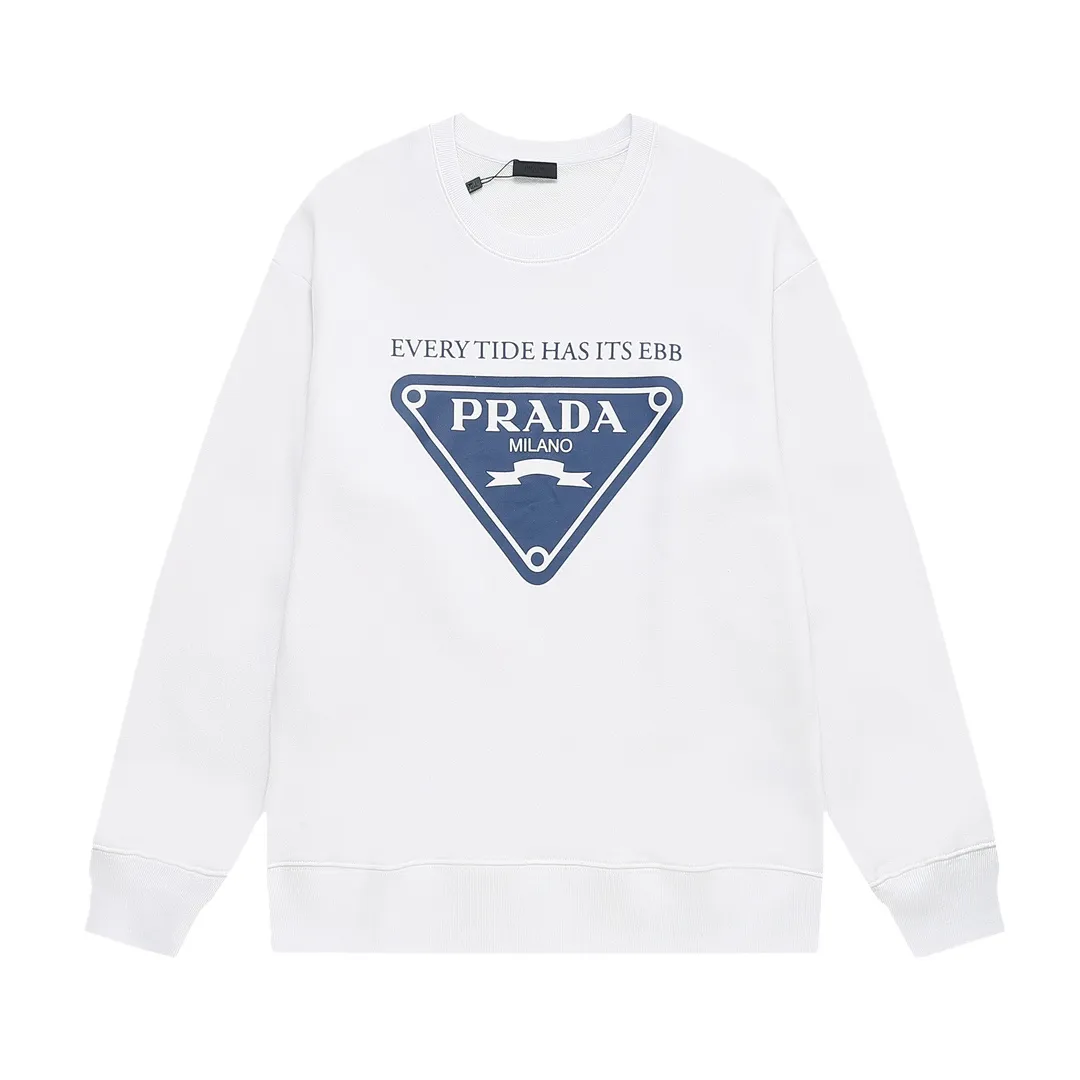 【PRADA 公式旗艦店】プラダ  丸首の衛衣 スウェットご好評に付き再入荷 240809