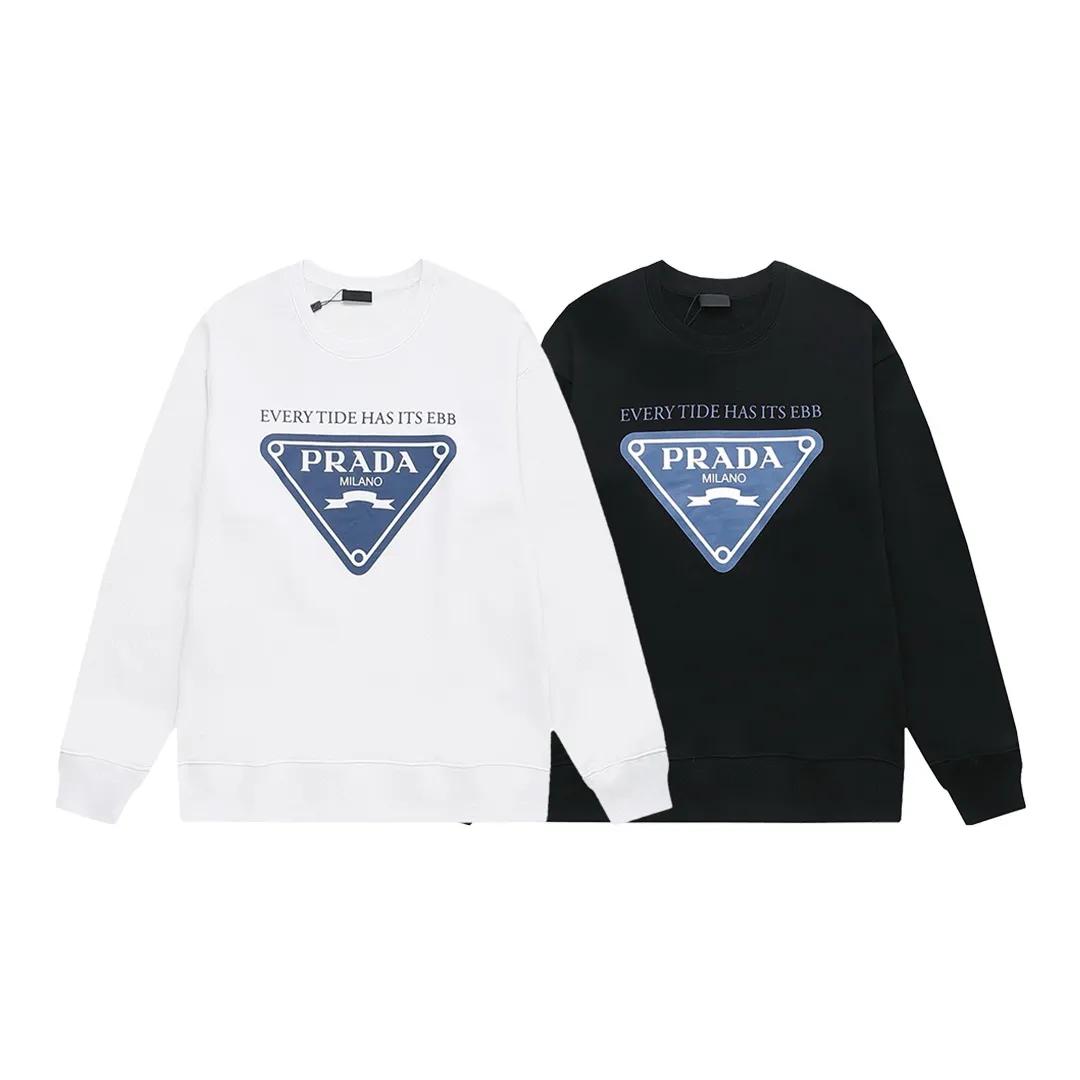 【PRADA 公式旗艦店】プラダ  丸首の衛衣 スウェットご好評に付き再入荷 240809