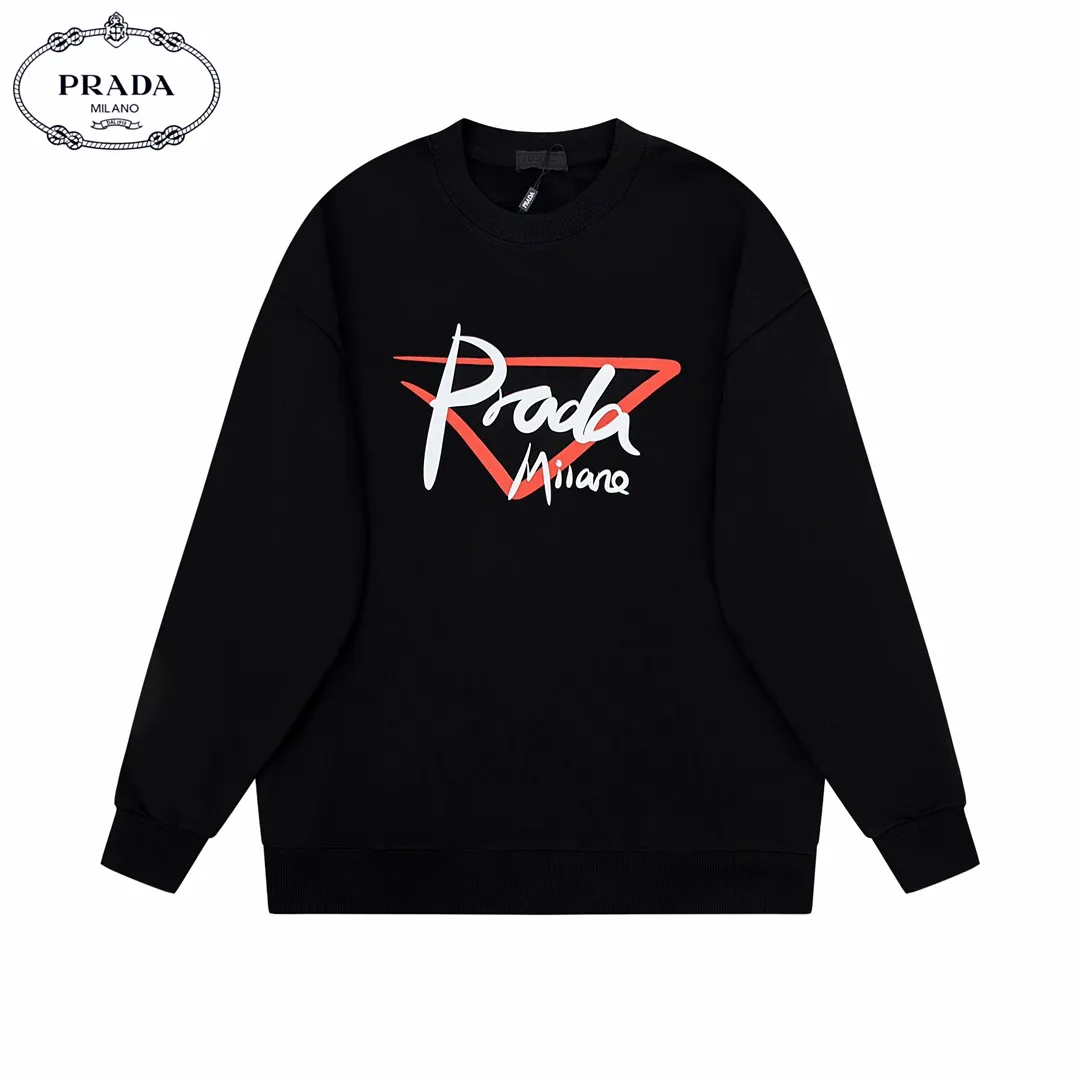 【PRADA  公式旗艦店】プラダ 丸首の衛衣 スウェットご好評に付き再入荷！