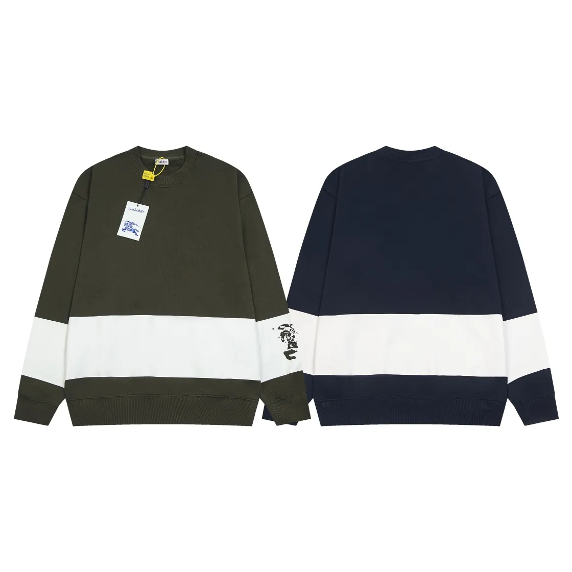 【BURBERRY   公式旗艦店】バーバリー   丸首の衛衣 スウェットご好評に付き再入荷 241025