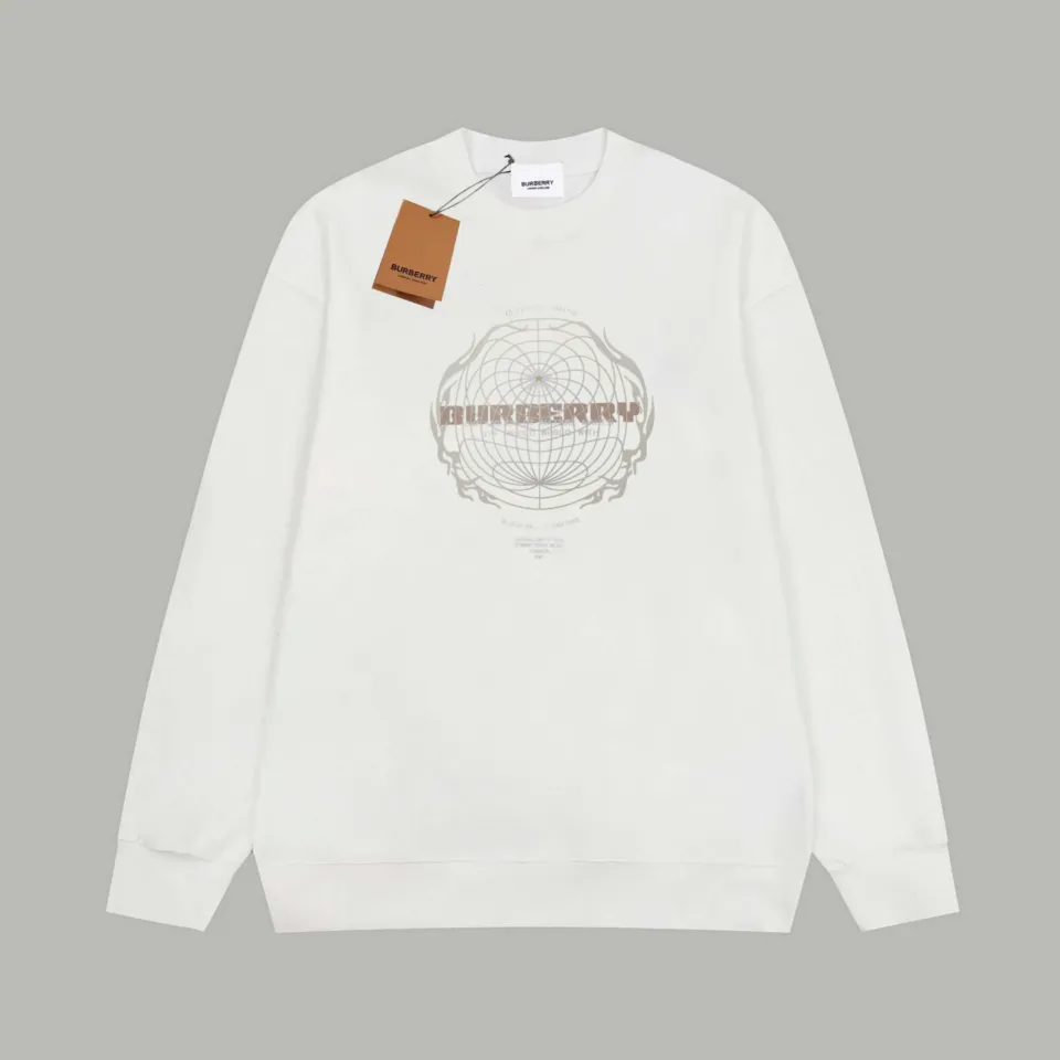 【BURBERRY   公式旗艦店】バーバリー   丸首の衛衣 スウェットご好評に付き再入荷 241025