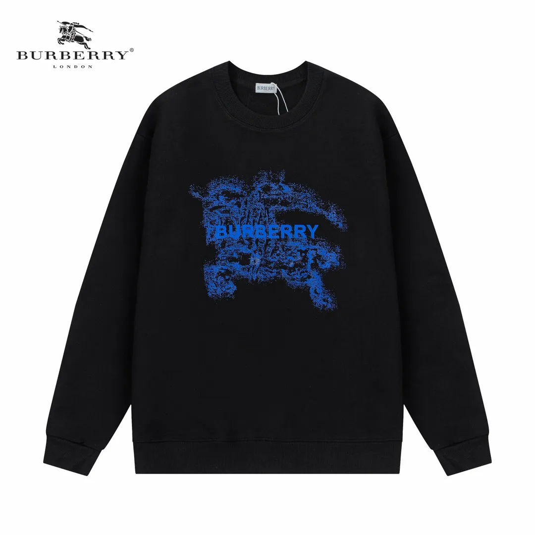 【BURBERRY 公式旗艦店】バーバリー  丸首の衛衣 スウェット ご好評に付き再入荷240829