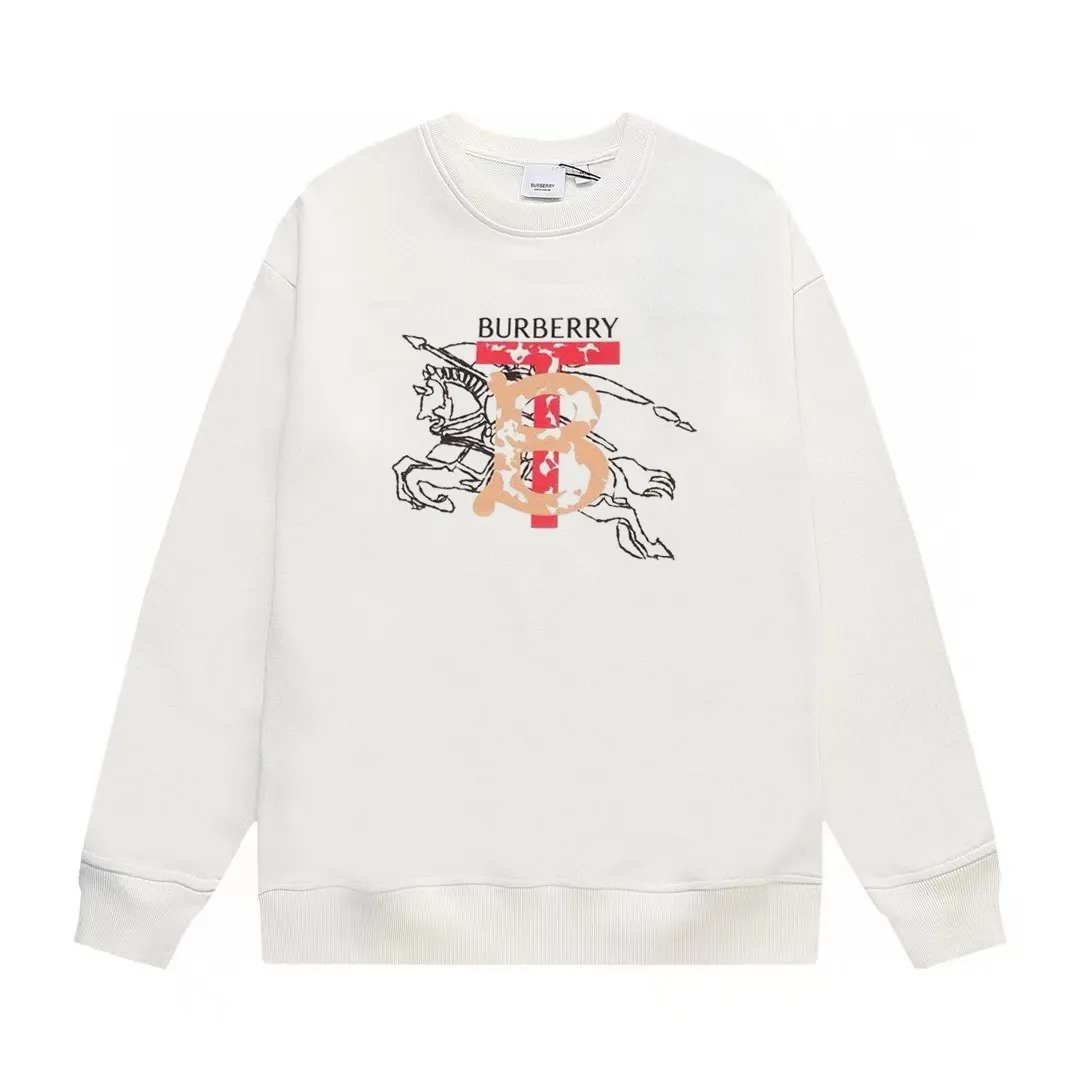 【BURBERRY 公式旗艦店】バーバリー  丸首の衛衣 スウェット ご好評に付き再入荷240829