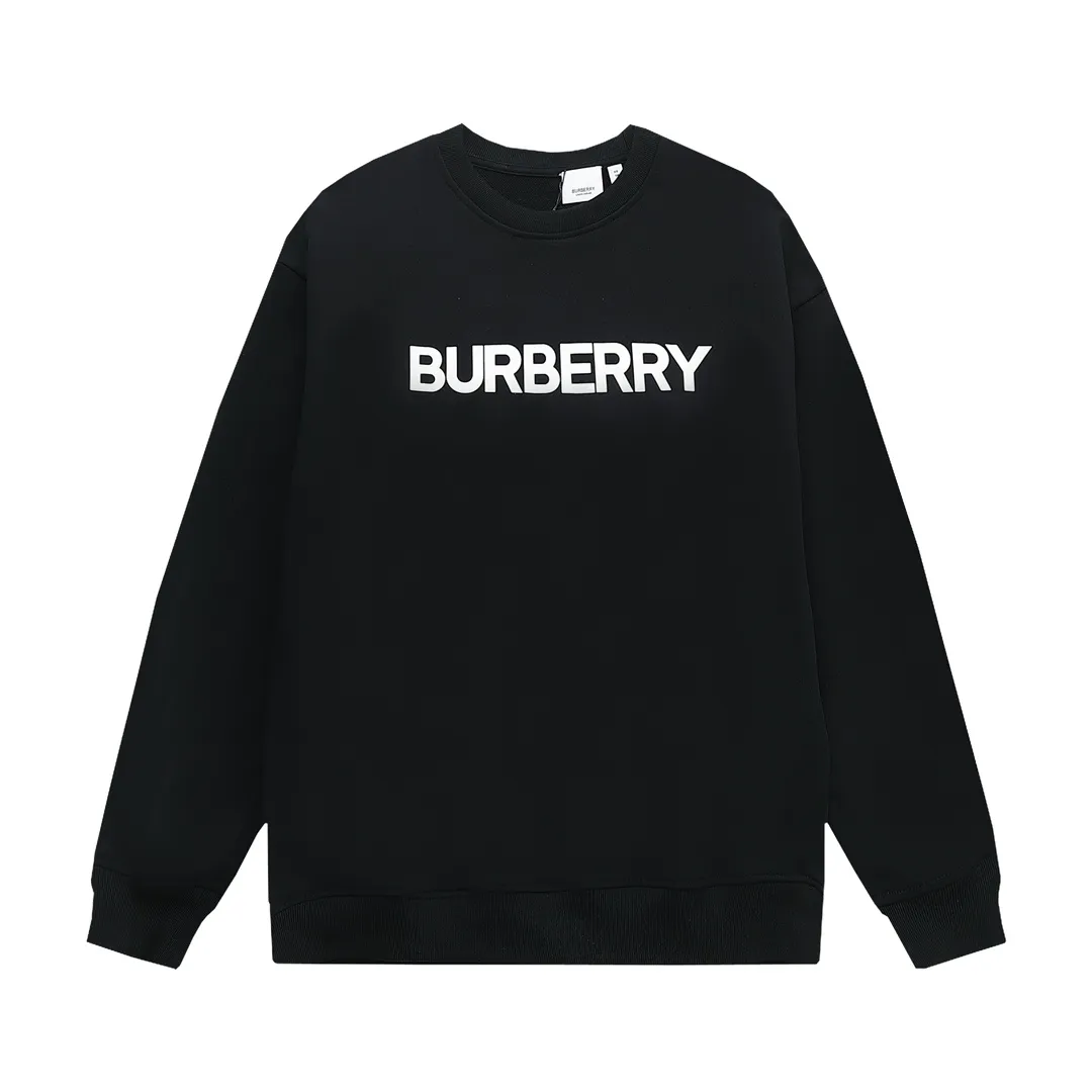 【BURBERRY 公式旗艦店】バーバリー  丸首の衛衣 スウェット ご好評に付き再入荷240829