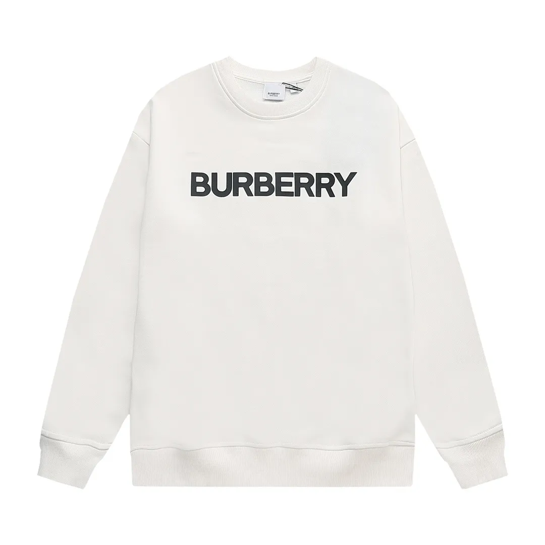 【BURBERRY 公式旗艦店】バーバリー  丸首の衛衣 スウェット ご好評に付き再入荷240829