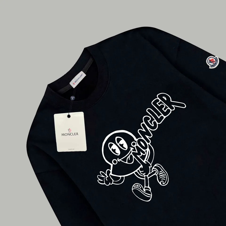 【MONCLER  公式旗艦店】モンクレール  丸首の衛衣 スウェット ご好評に付き再入荷！241120