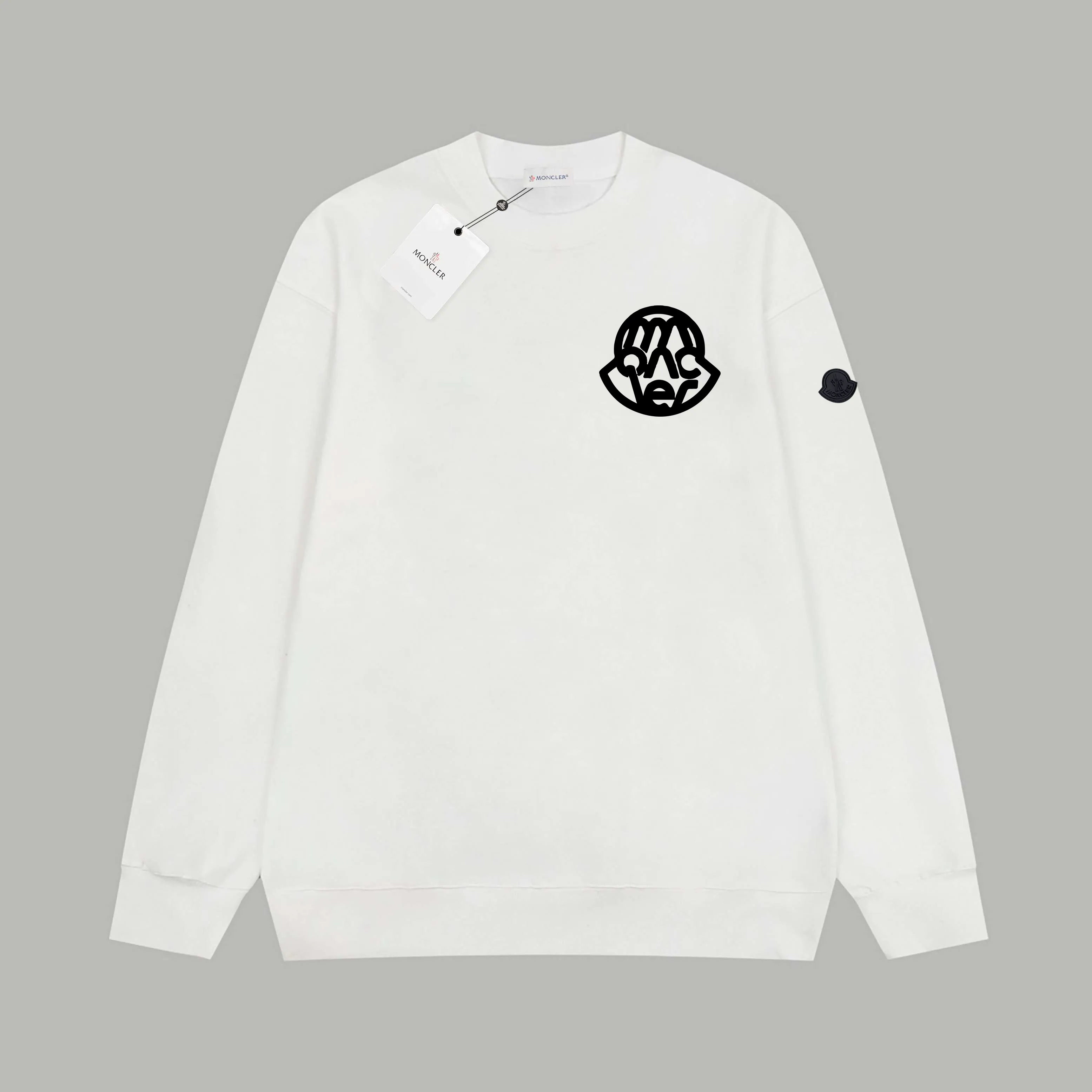 【MONCLER  公式旗艦店】モンクレール  丸首の衛衣 スウェット ご好評に付き再入荷！241120