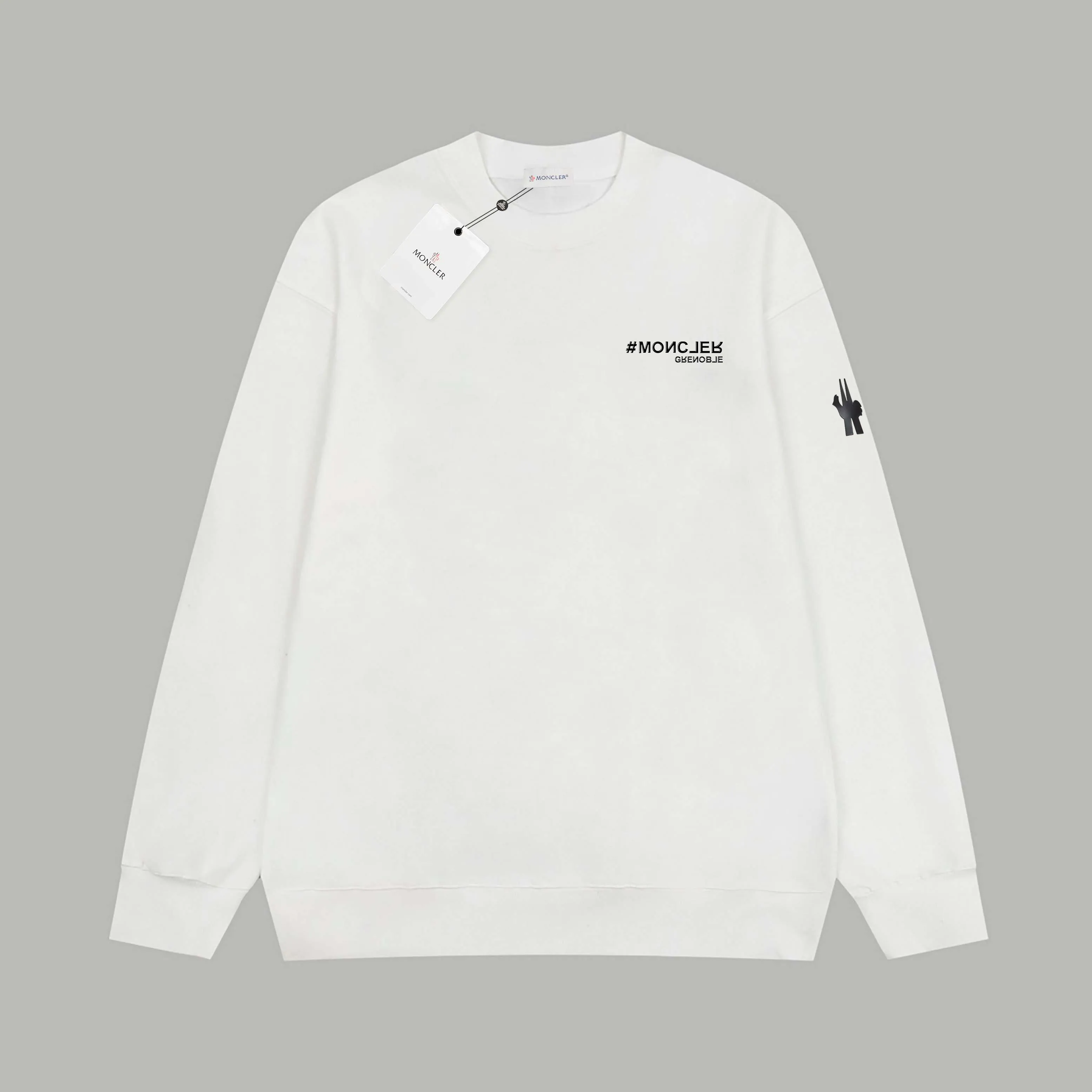 【MONCLER  公式旗艦店】モンクレール  丸首の衛衣 スウェット ご好評に付き再入荷！241120