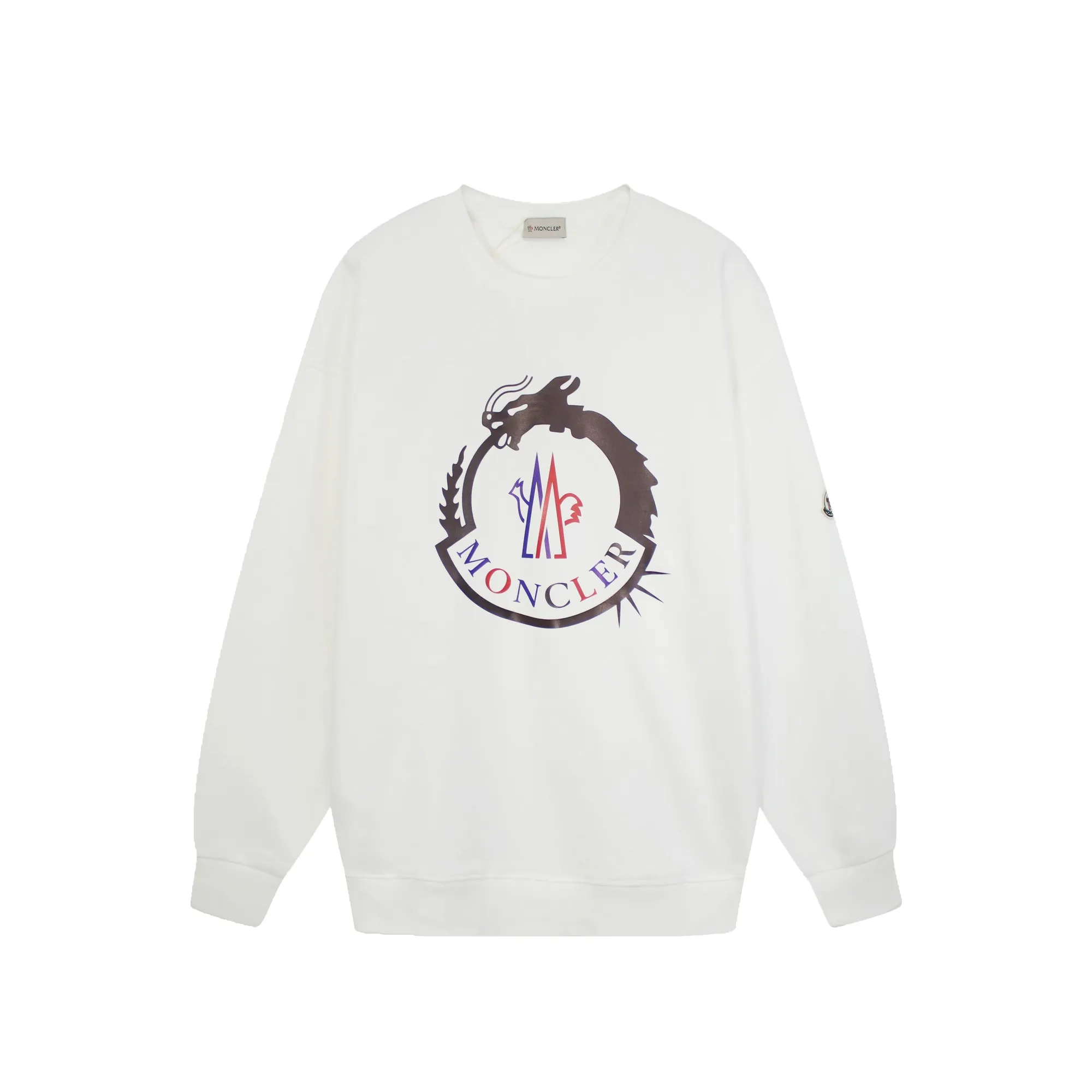 【MONCLER 公式旗艦店】モンクレール  丸首の衛衣 スウェットご好評に付き再入荷 241025