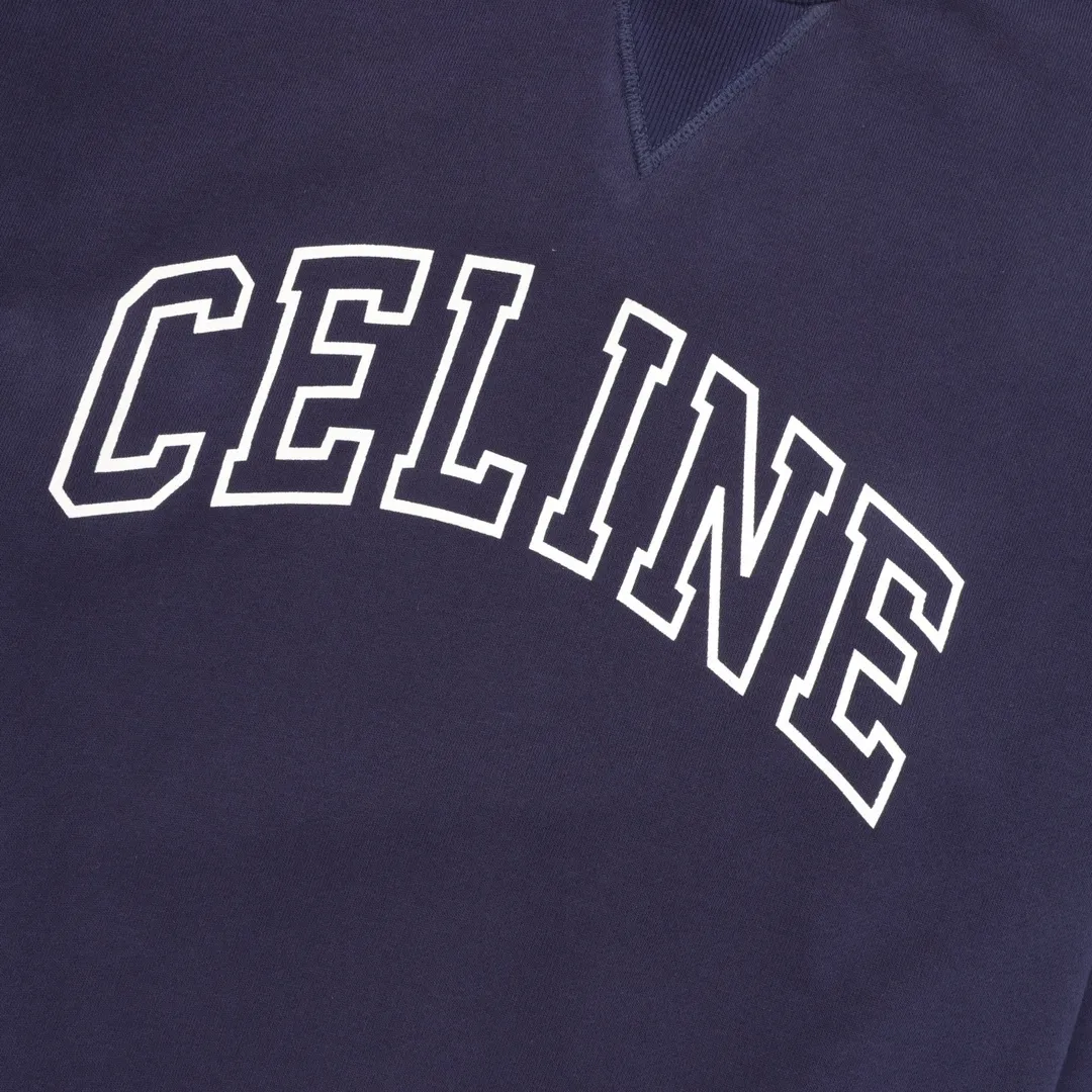 【CELINE  公式旗艦店】セリーヌ 丸首の衛衣 スウェット ご好評に付き再入荷！241121