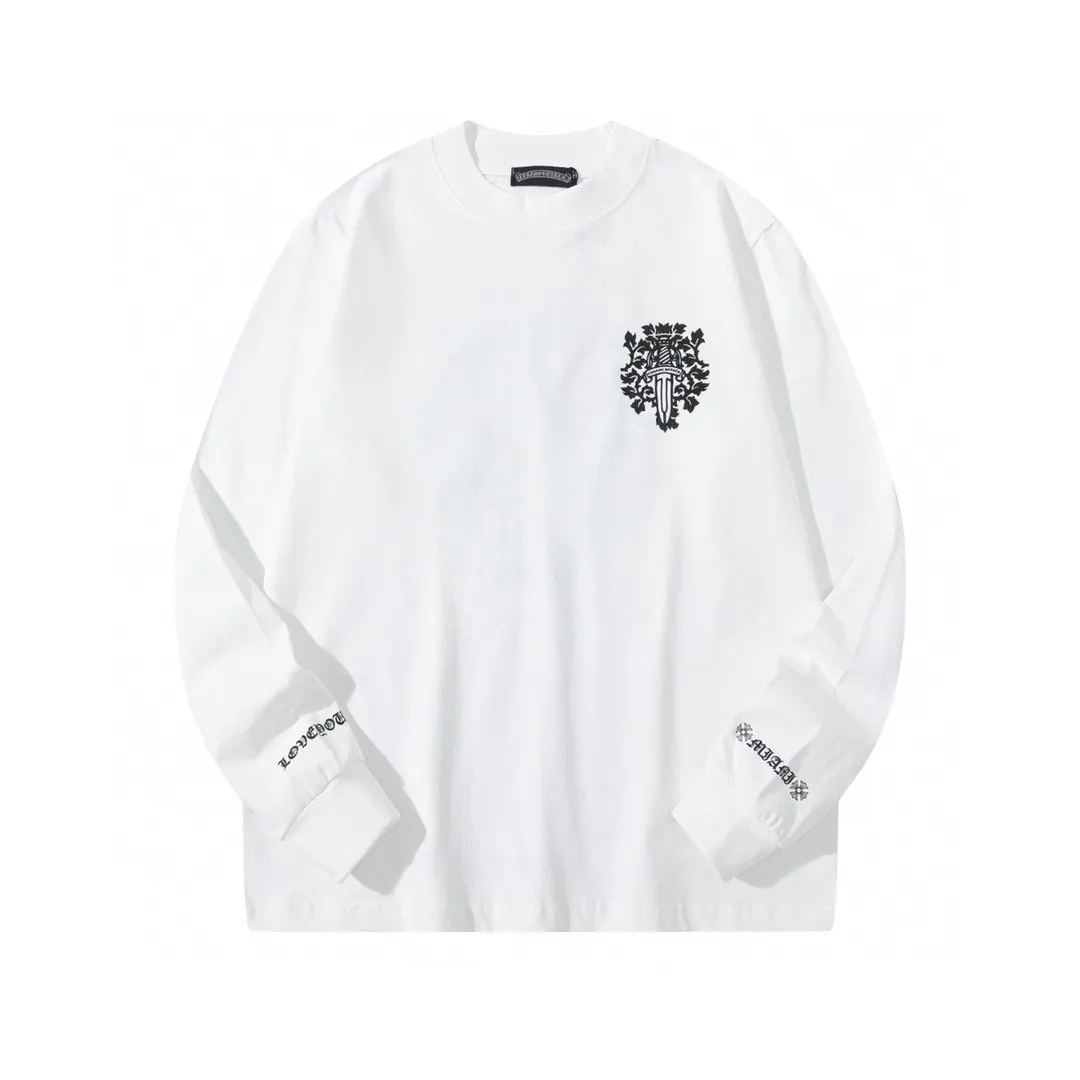 【CHROME HEARTS 公式旗艦店】クロムハーツ  丸首の衛衣  スウェットご好評に付き再入荷！241217