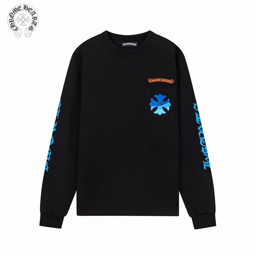 【CHROME HEARTS 公式旗艦店】クロムハーツ  丸首の衛衣  スウェットご好評に付き再入荷！241217