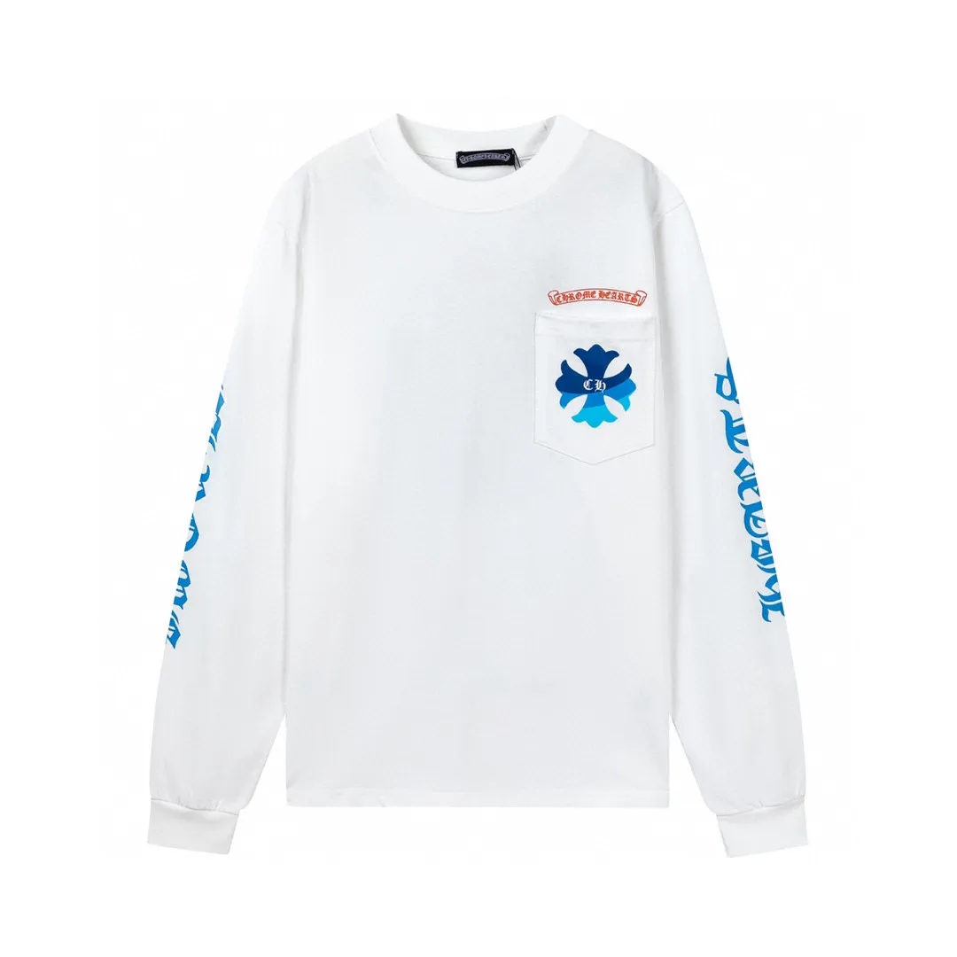 【CHROME HEARTS 公式旗艦店】クロムハーツ  丸首の衛衣  スウェットご好評に付き再入荷！241217