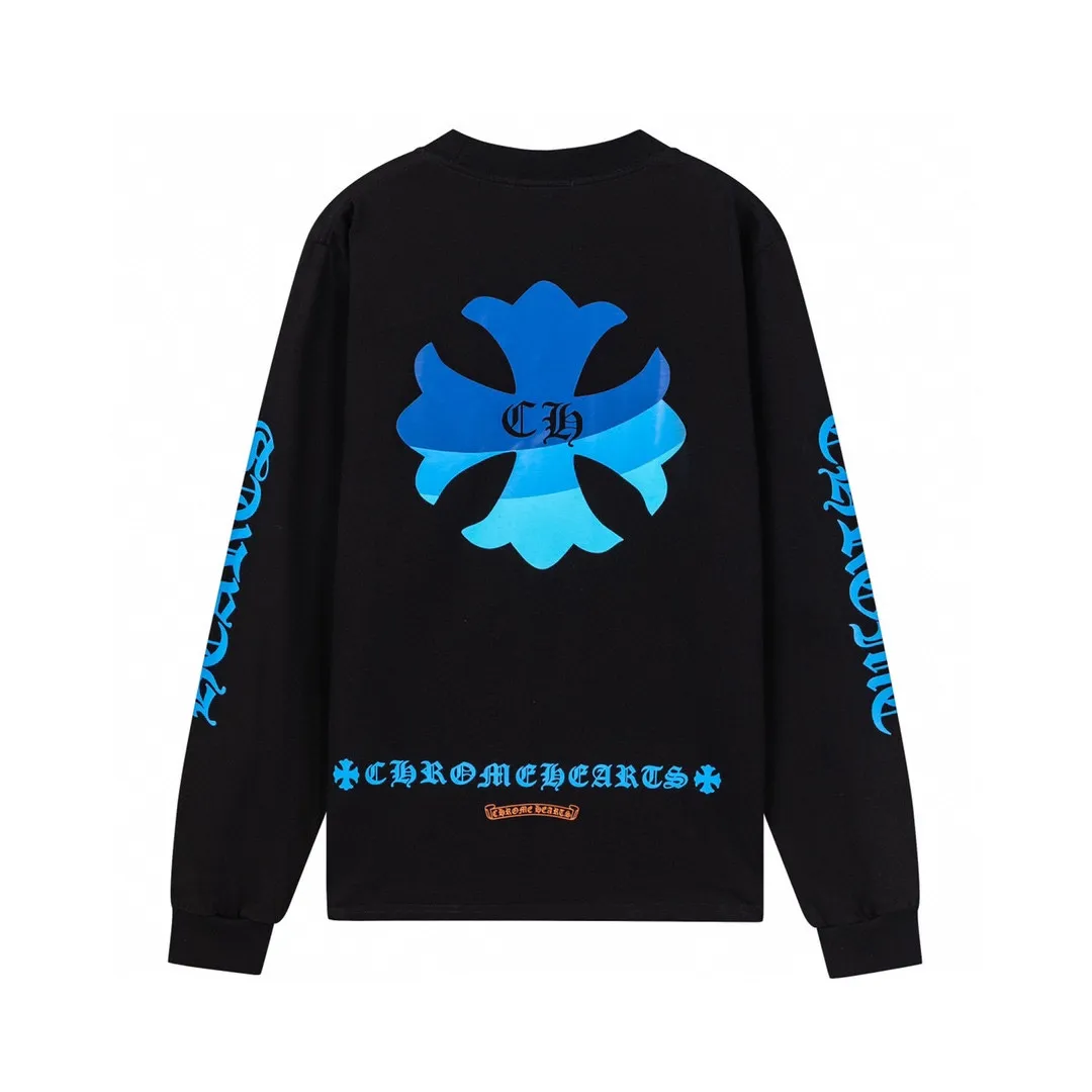 【CHROME HEARTS 公式旗艦店】クロムハーツ  丸首の衛衣  スウェットご好評に付き再入荷！241217