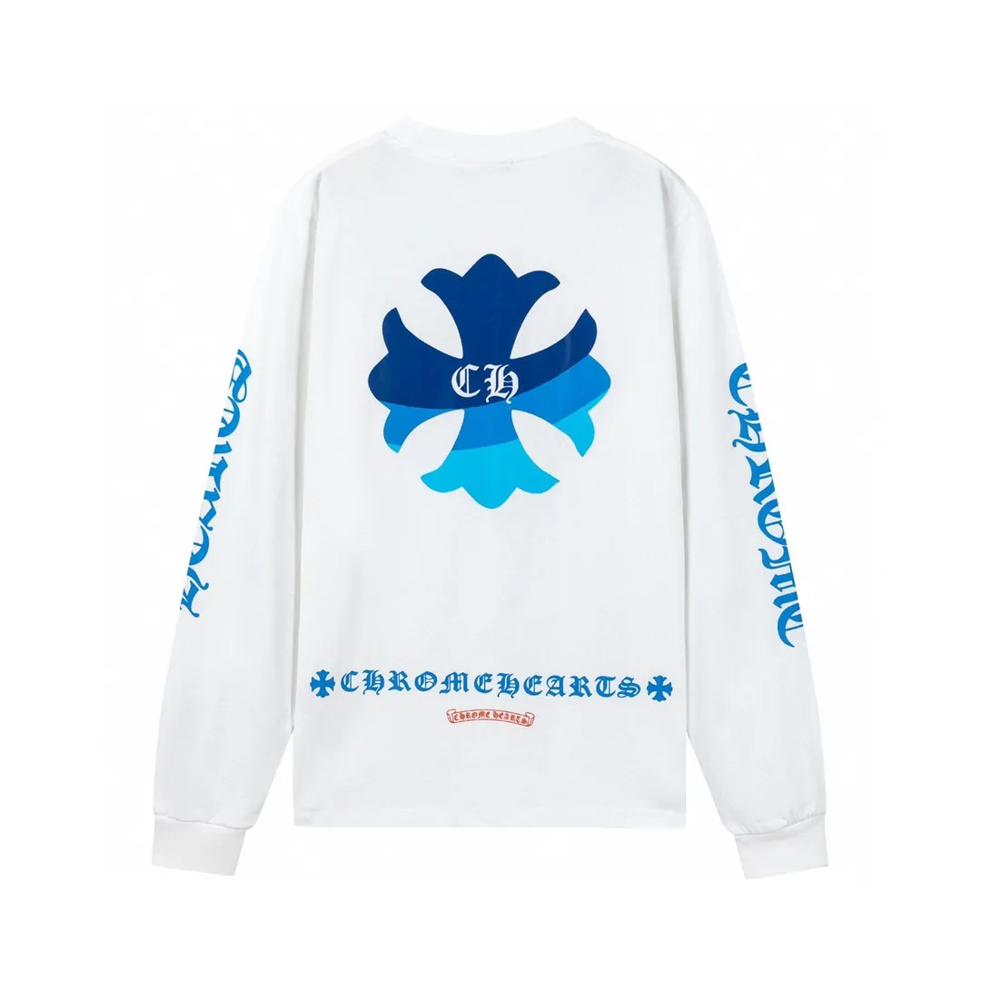 【CHROME HEARTS 公式旗艦店】クロムハーツ  丸首の衛衣  スウェットご好評に付き再入荷！241217